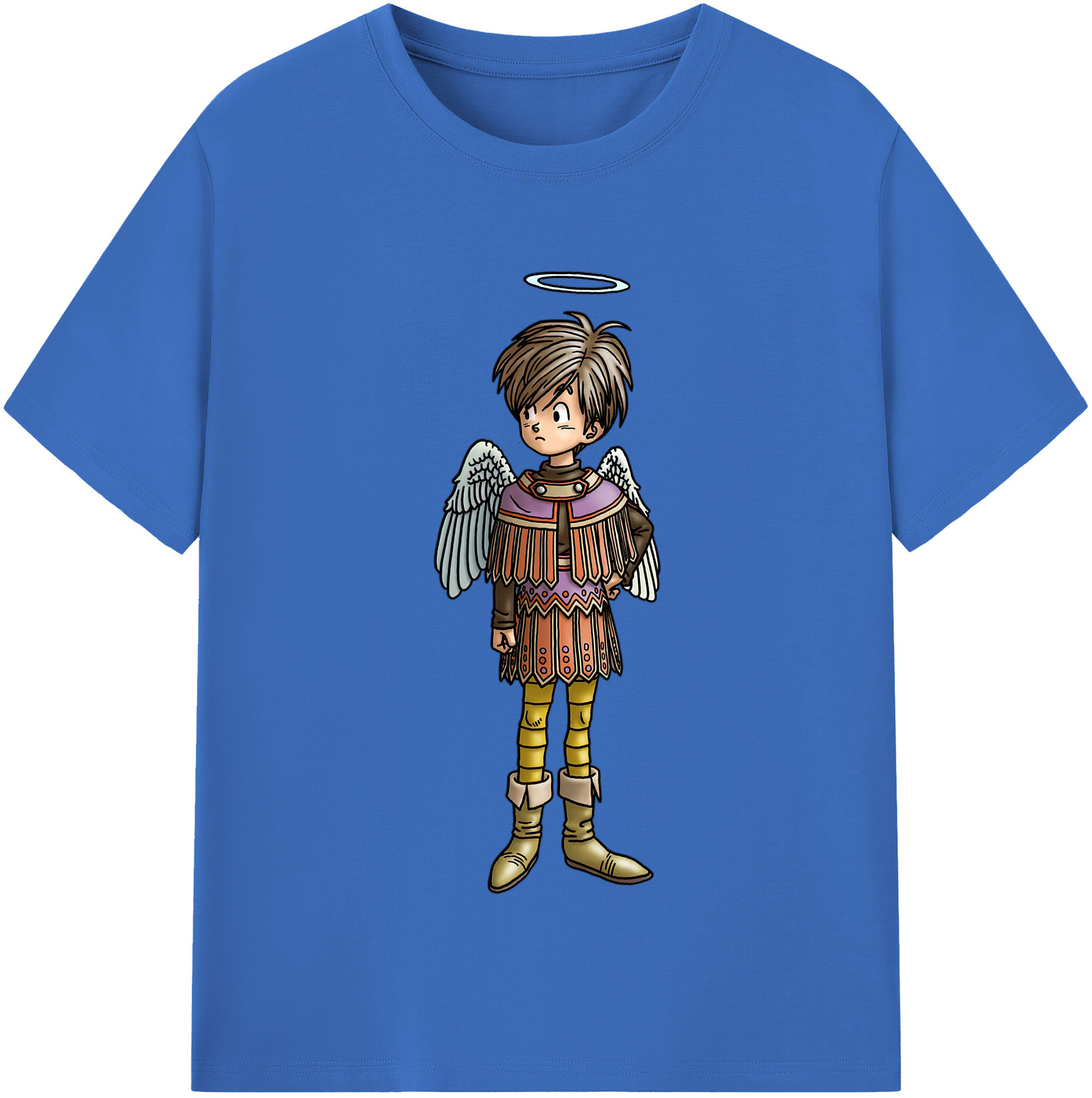 （画像用） ドラゴンクエスト Doragon Kuesuto Dragon Quest 綿100％半袖Tシャツ（フロントプリント）