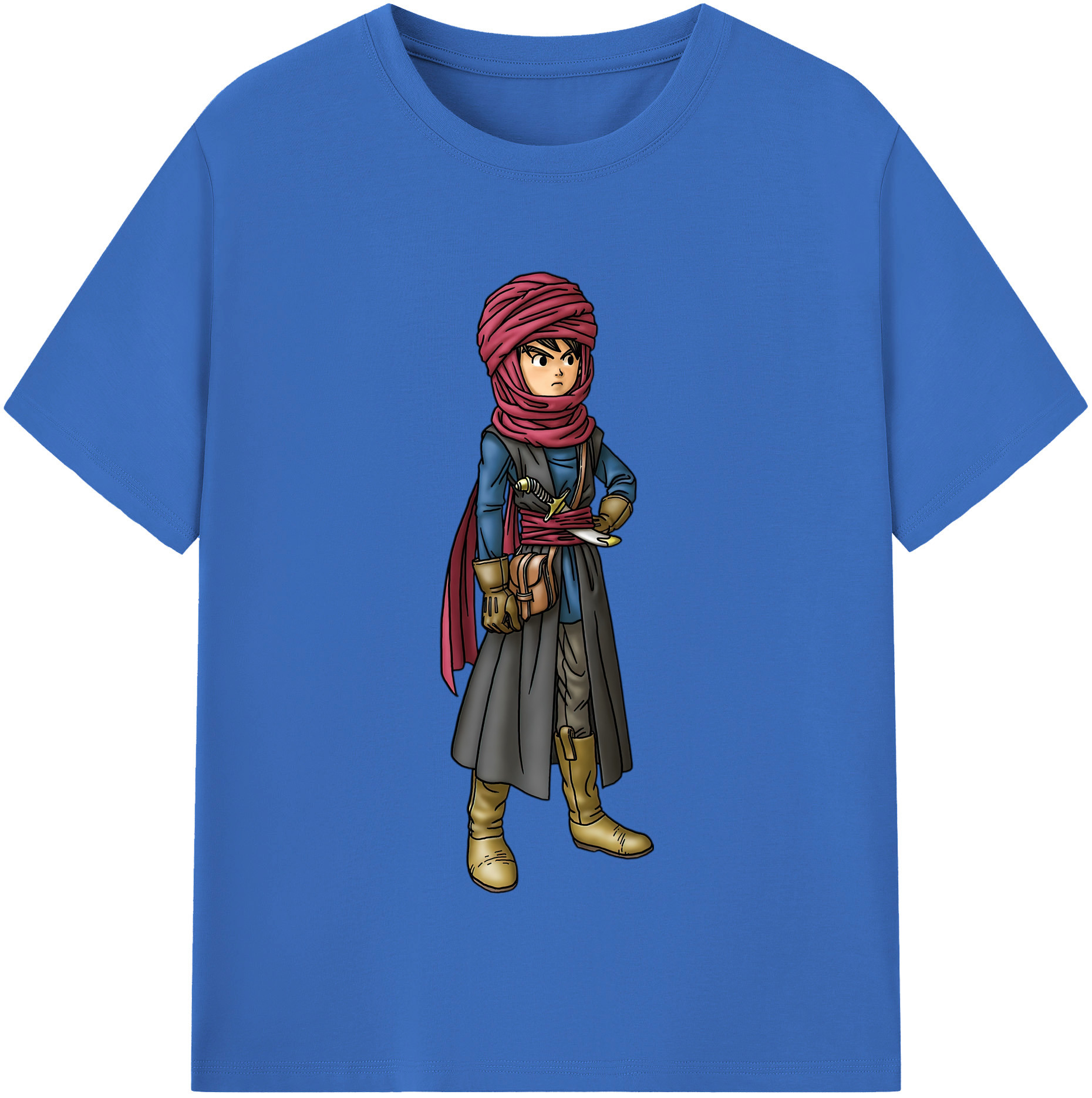（画像用） ドラゴンクエスト Doragon Kuesuto Dragon Quest 綿100％半袖Tシャツ（フロントプリント）
