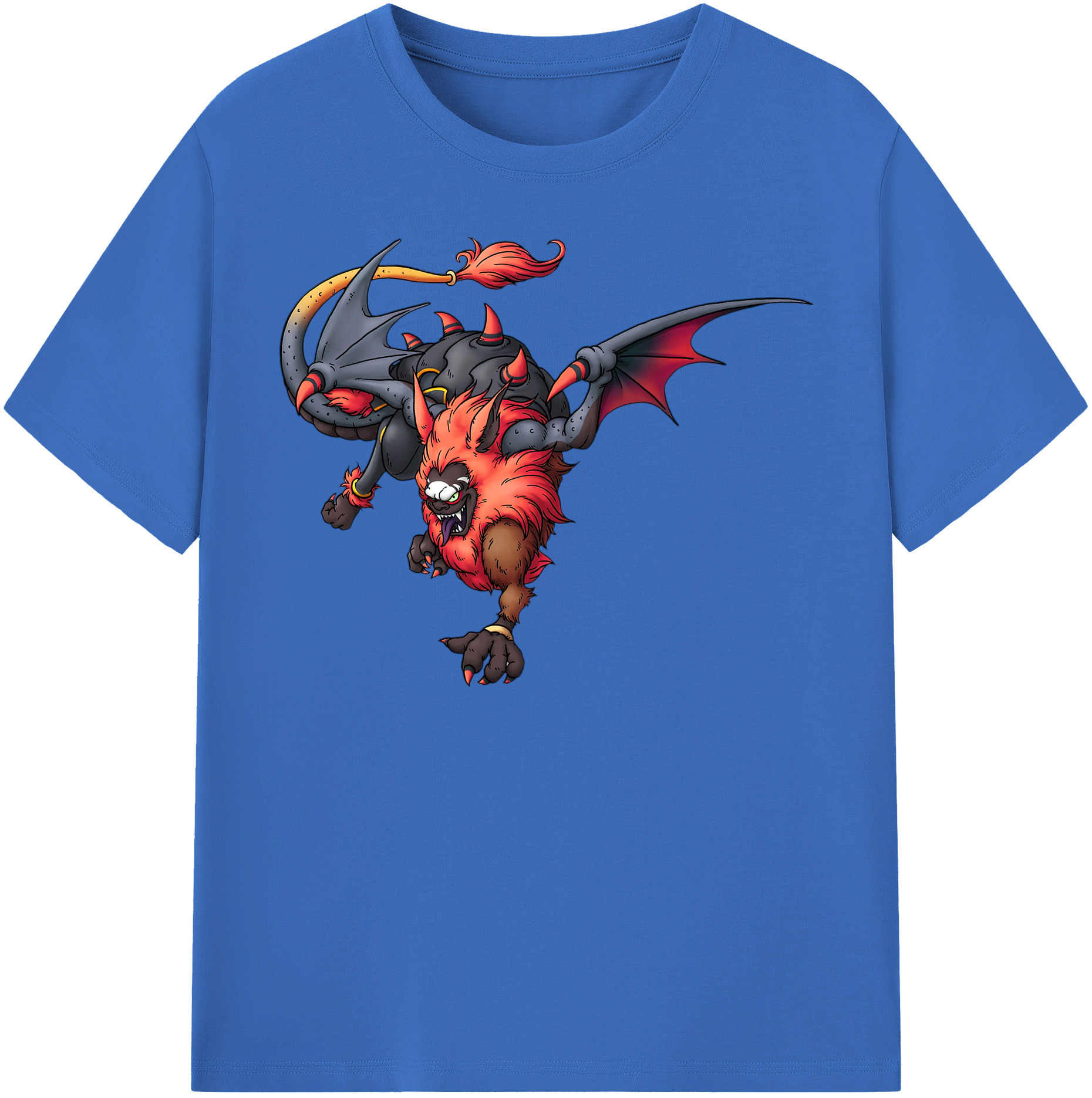 （画像用） ドラゴンクエスト Doragon Kuesuto Dragon Quest 綿100％半袖Tシャツ（フロントプリント）