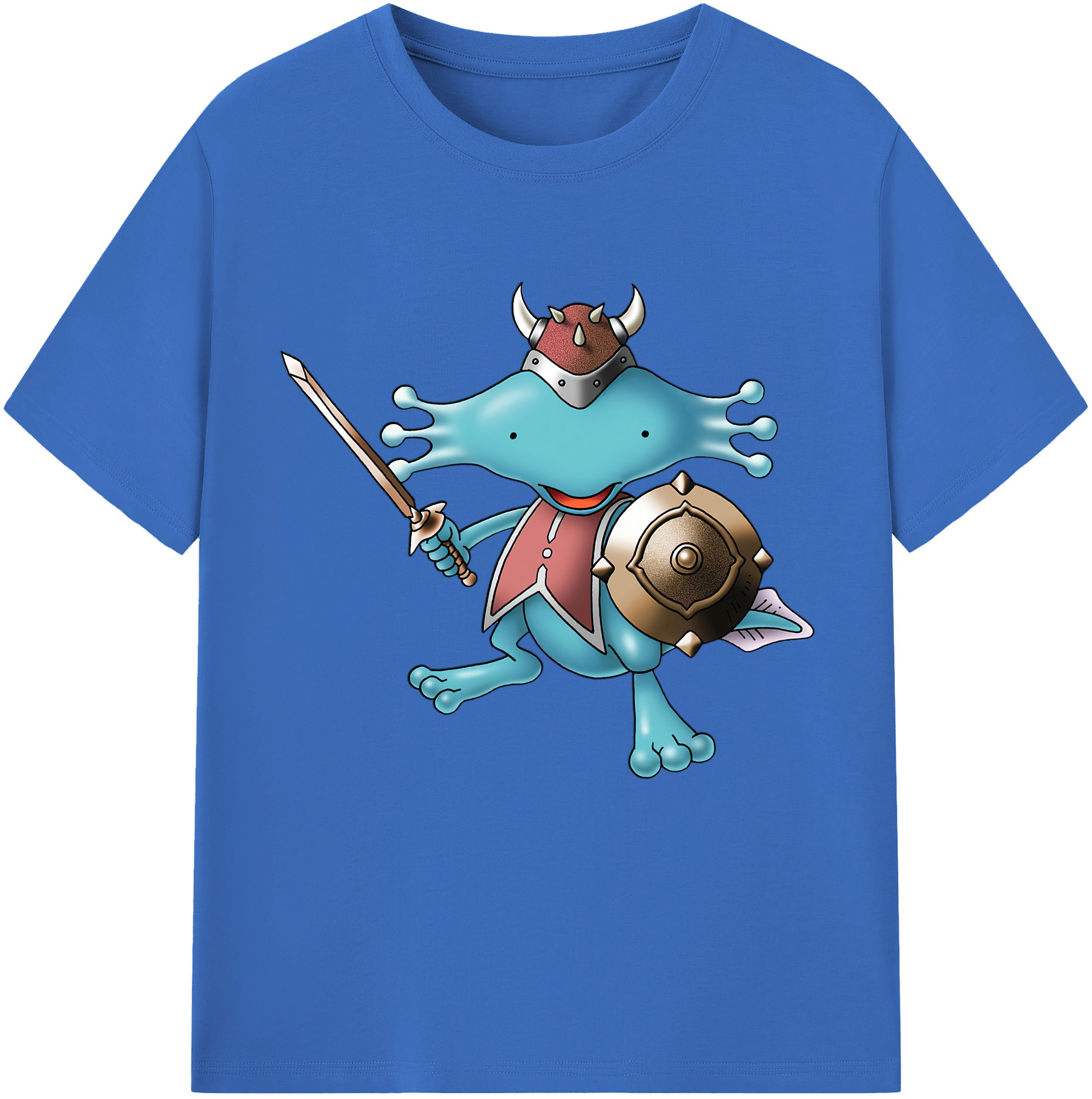 （画像用） ドラゴンクエスト Doragon Kuesuto Dragon Quest 綿100％半袖Tシャツ（フロントプリント）