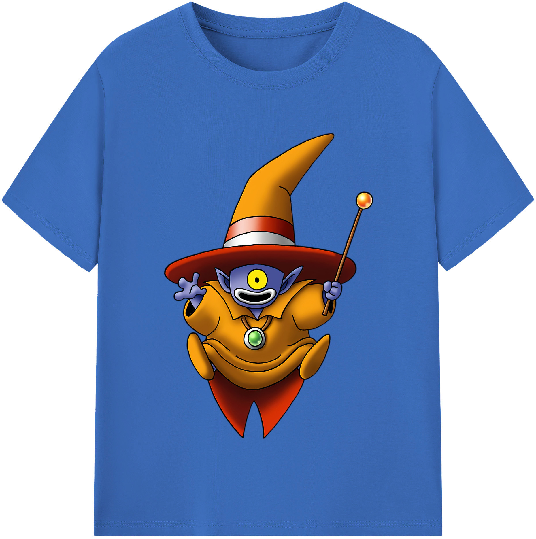 （画像用） ドラゴンクエスト Doragon Kuesuto Dragon Quest 綿100％半袖Tシャツ（フロントプリント）