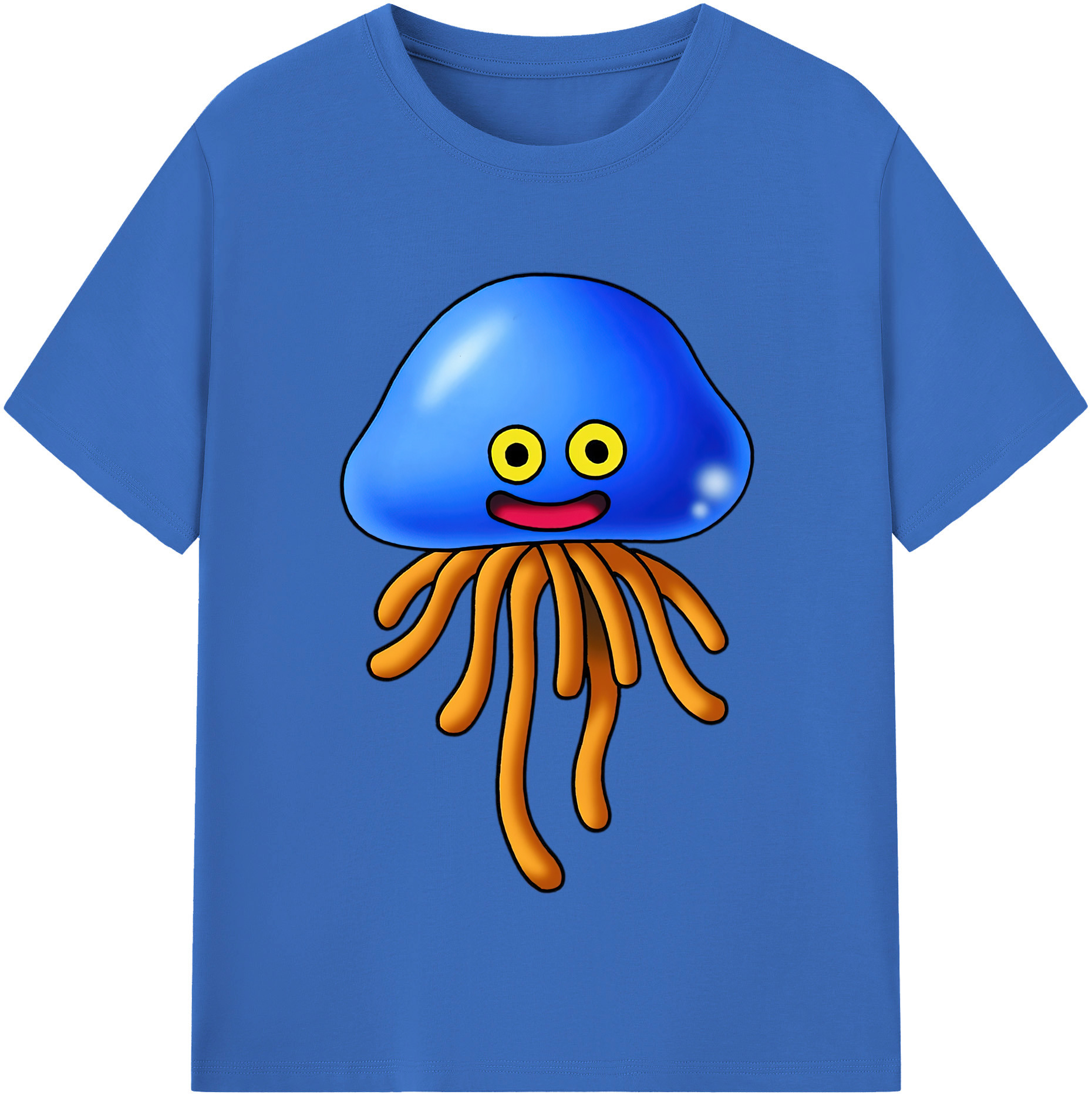 （画像用） ドラゴンクエスト Doragon Kuesuto Dragon Quest 綿100％半袖Tシャツ（フロントプリント）