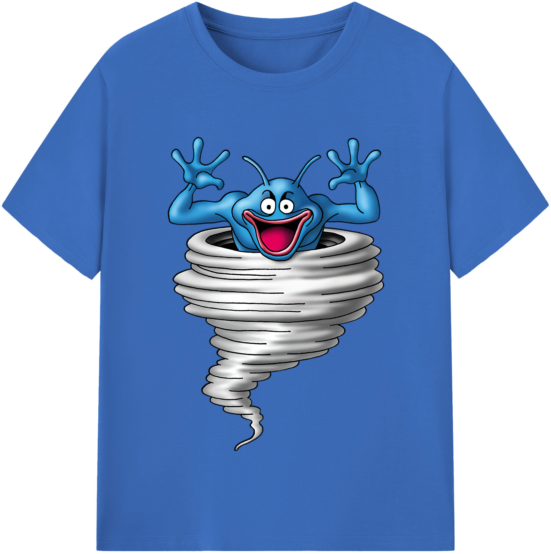 （画像用） ドラゴンクエスト Doragon Kuesuto Dragon Quest 綿100％半袖Tシャツ（フロントプリント）