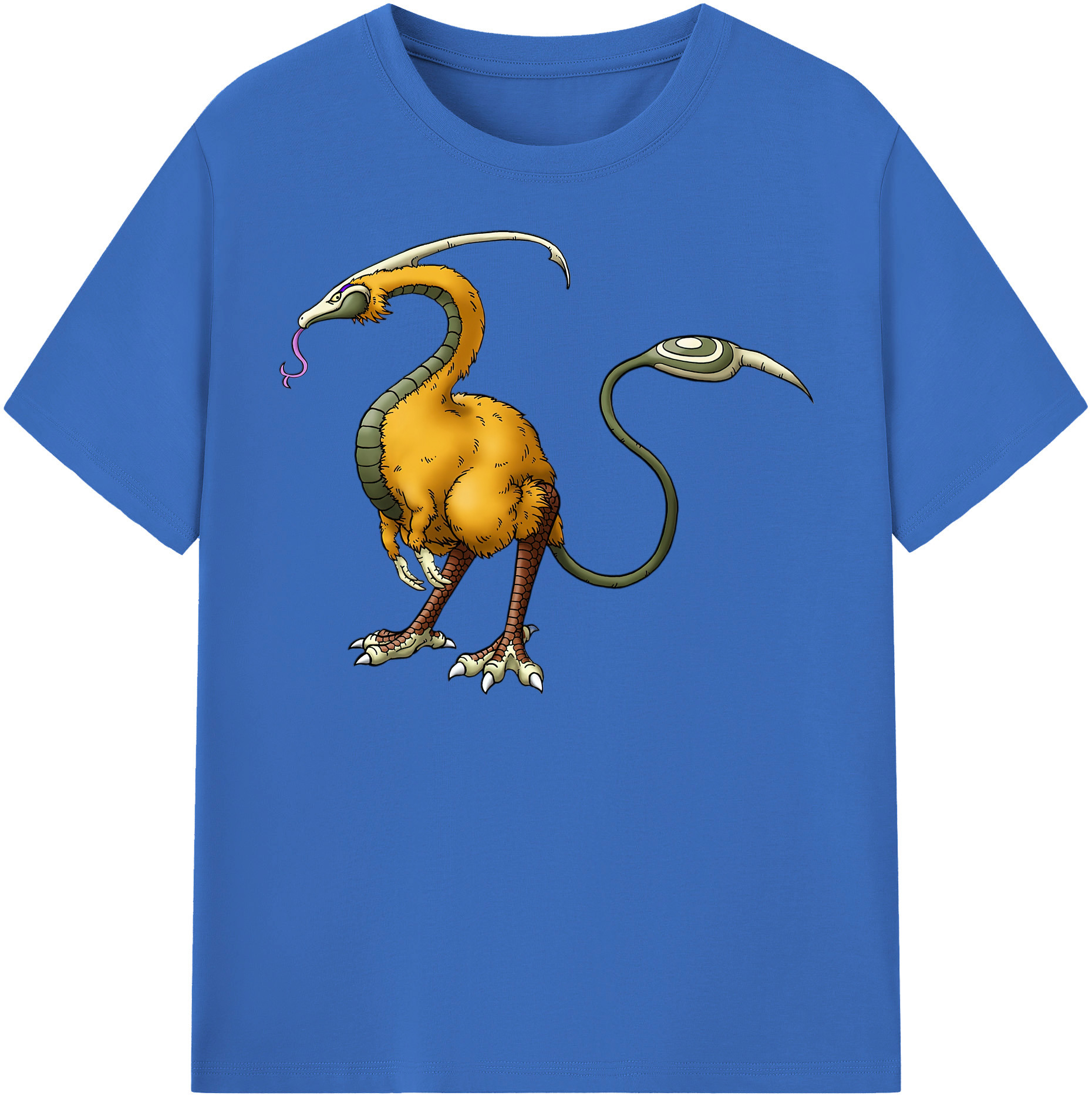 （画像用） ドラゴンクエスト Doragon Kuesuto Dragon Quest 綿100％半袖Tシャツ（フロントプリント）