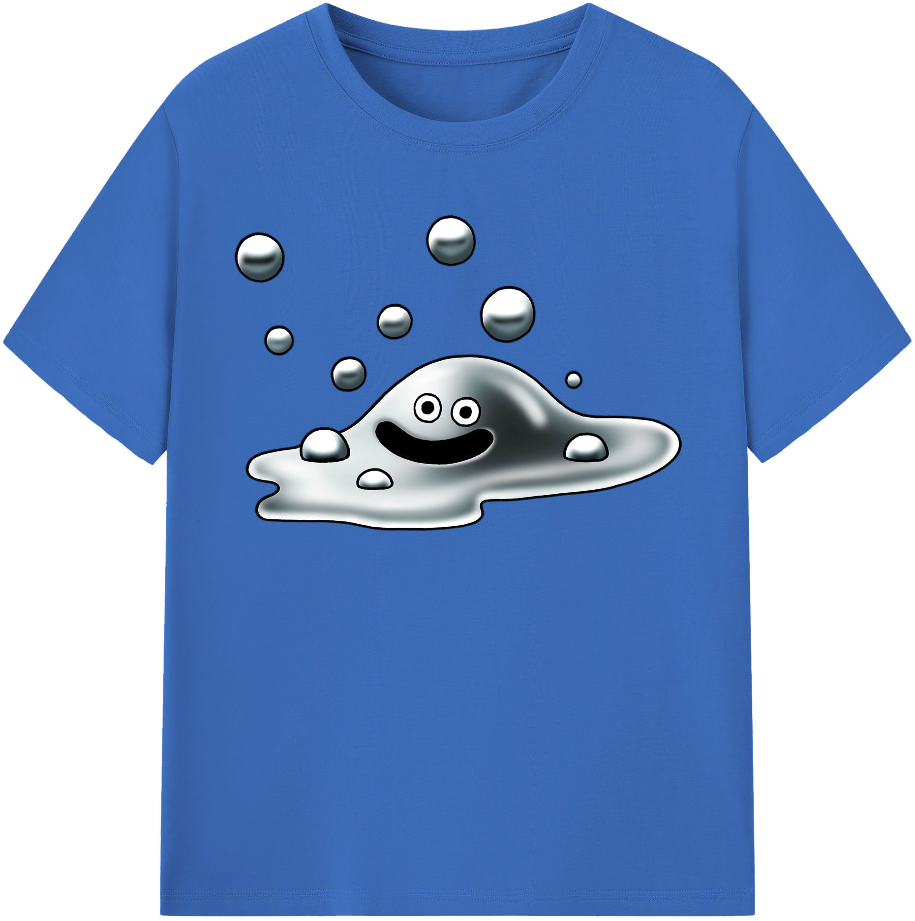 （画像用） ドラゴンクエスト Doragon Kuesuto Dragon Quest 綿100％半袖Tシャツ（フロントプリント）