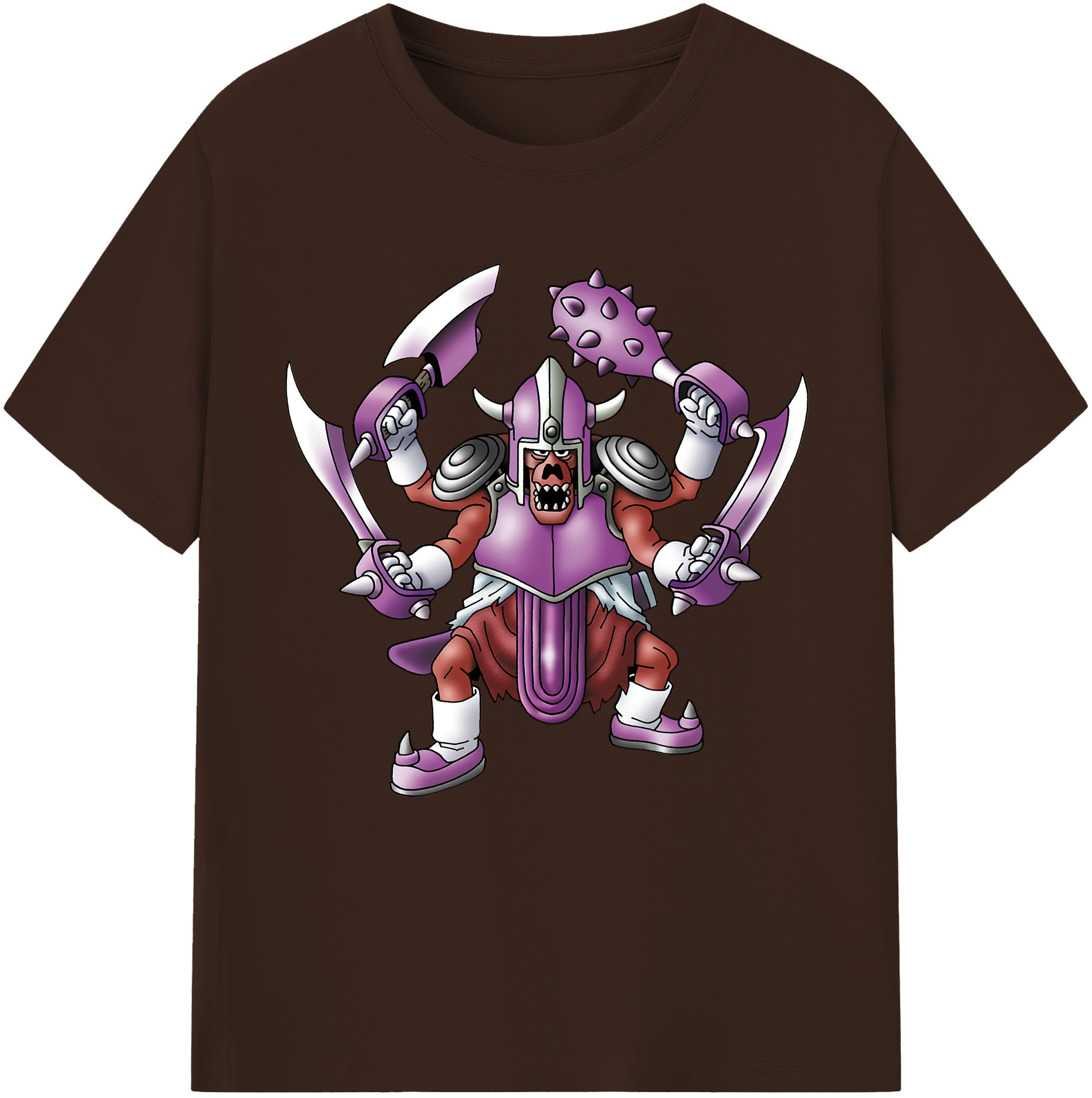 （画像用） ドラゴンクエスト Doragon Kuesuto Dragon Quest 綿100％半袖Tシャツ（フロントプリント）