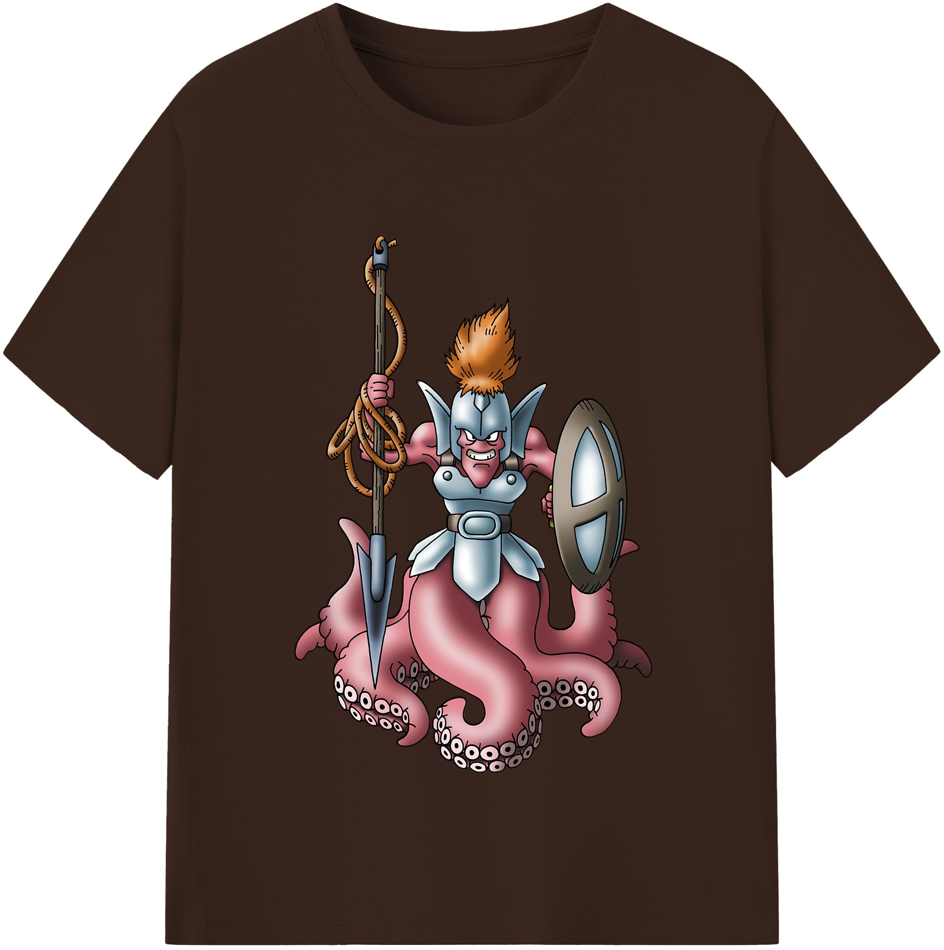 （画像用） ドラゴンクエスト Doragon Kuesuto Dragon Quest 綿100％半袖Tシャツ（フロントプリント）