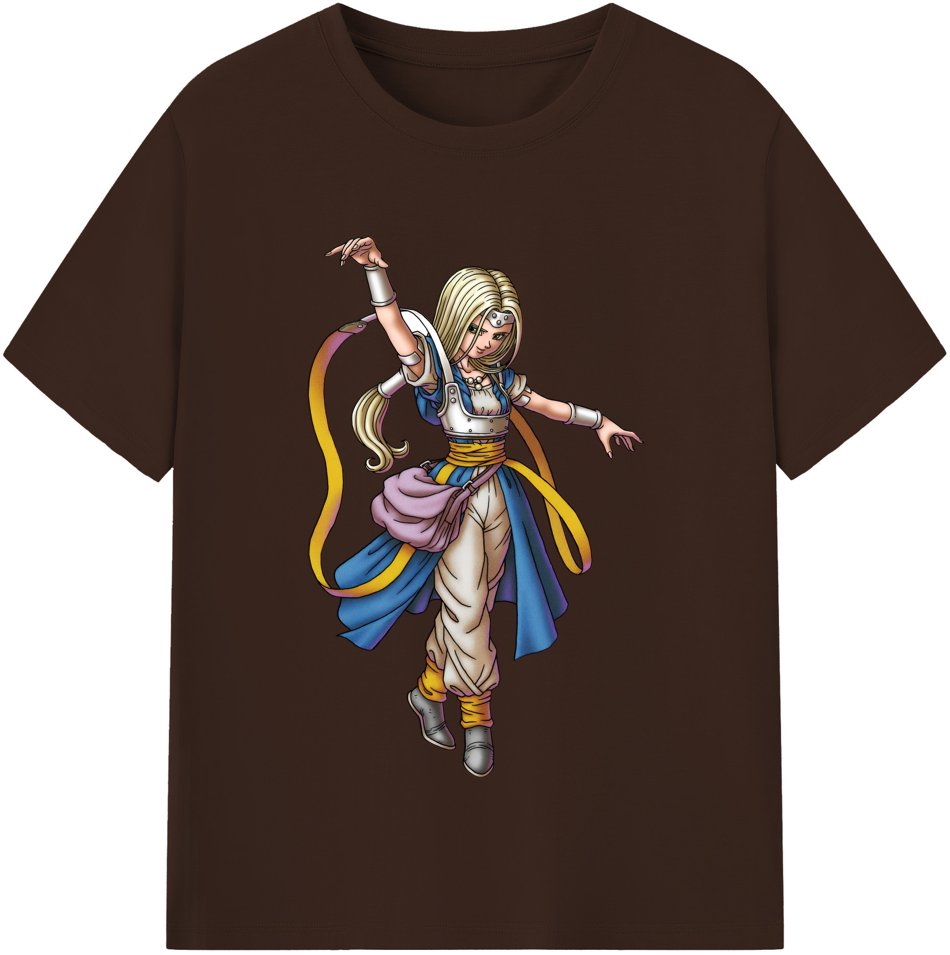 （画像用） ドラゴンクエスト Doragon Kuesuto Dragon Quest 綿100％半袖Tシャツ（フロントプリント）