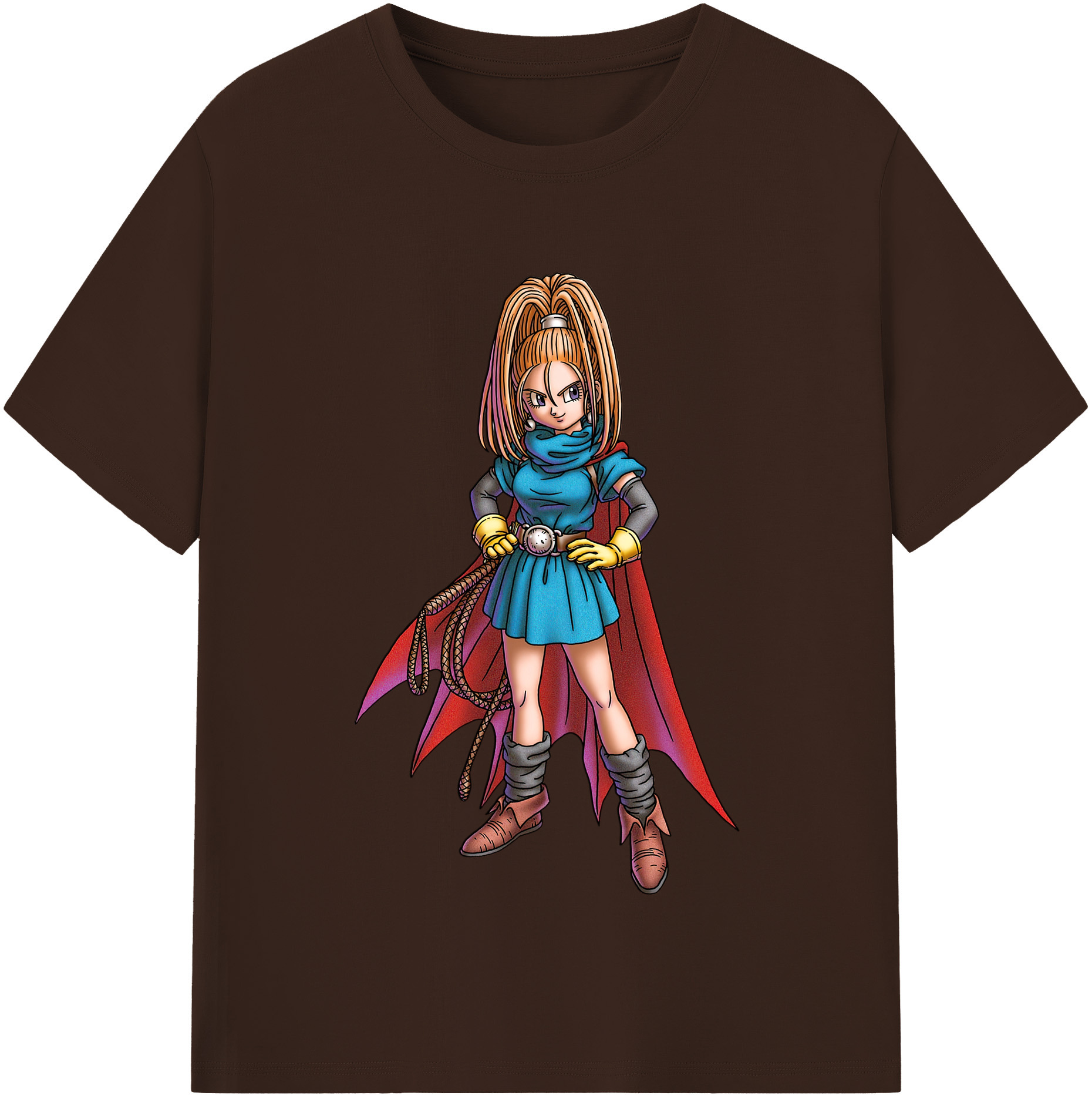 （画像用） ドラゴンクエスト Doragon Kuesuto Dragon Quest 綿100％半袖Tシャツ（フロントプリント）