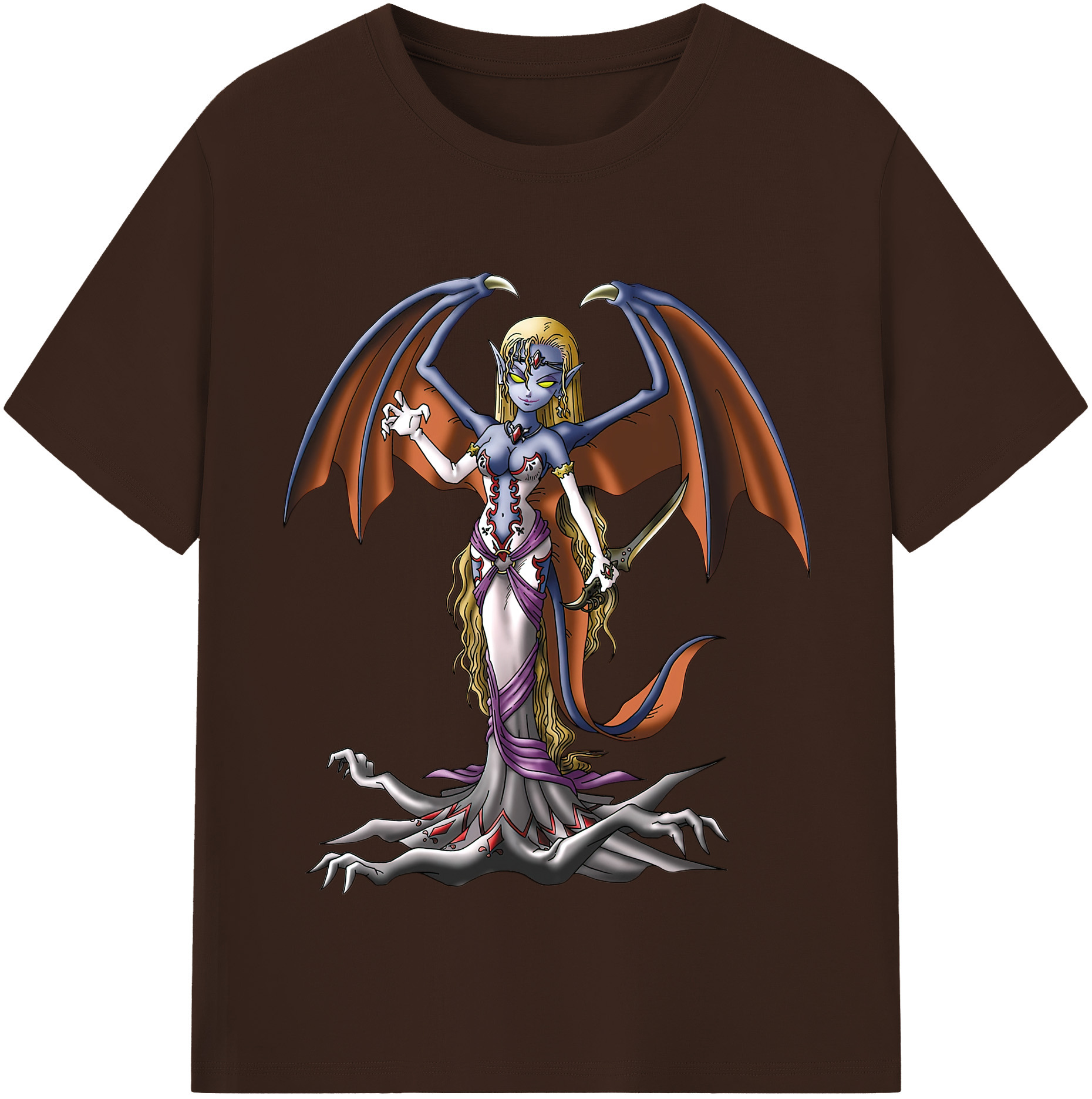 （画像用） ドラゴンクエスト Doragon Kuesuto Dragon Quest 綿100％半袖Tシャツ（フロントプリント）