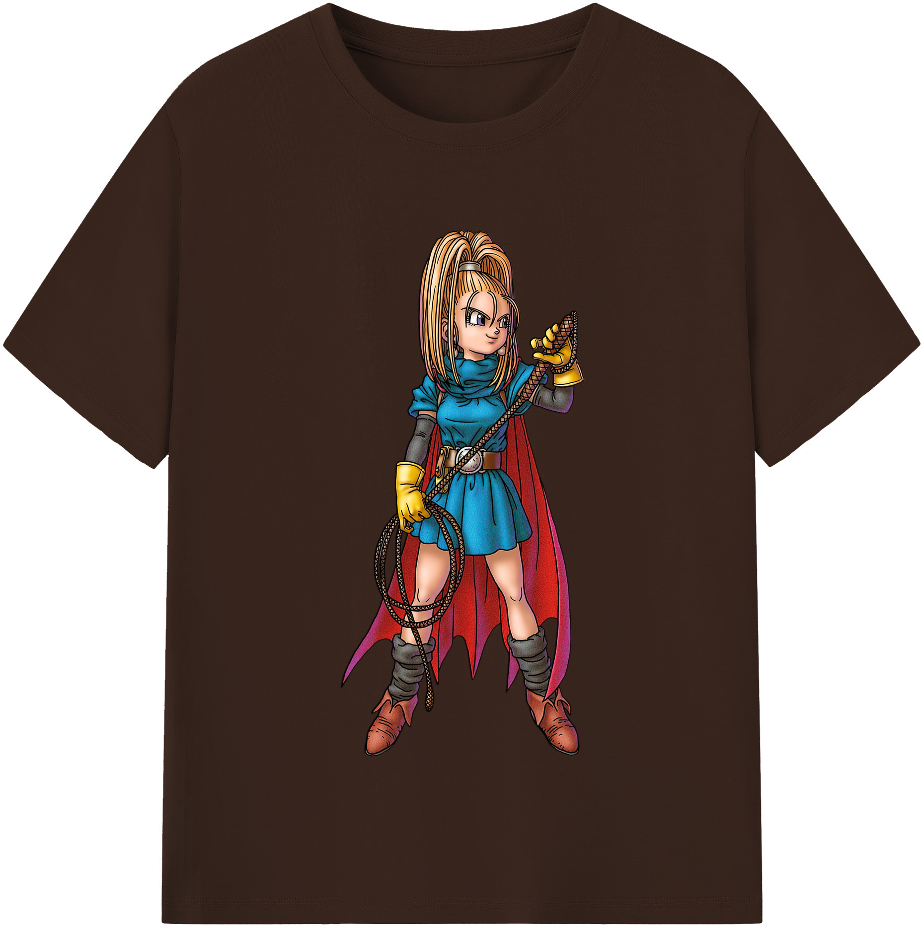 （画像用） ドラゴンクエスト Doragon Kuesuto Dragon Quest 綿100％半袖Tシャツ（フロントプリント）