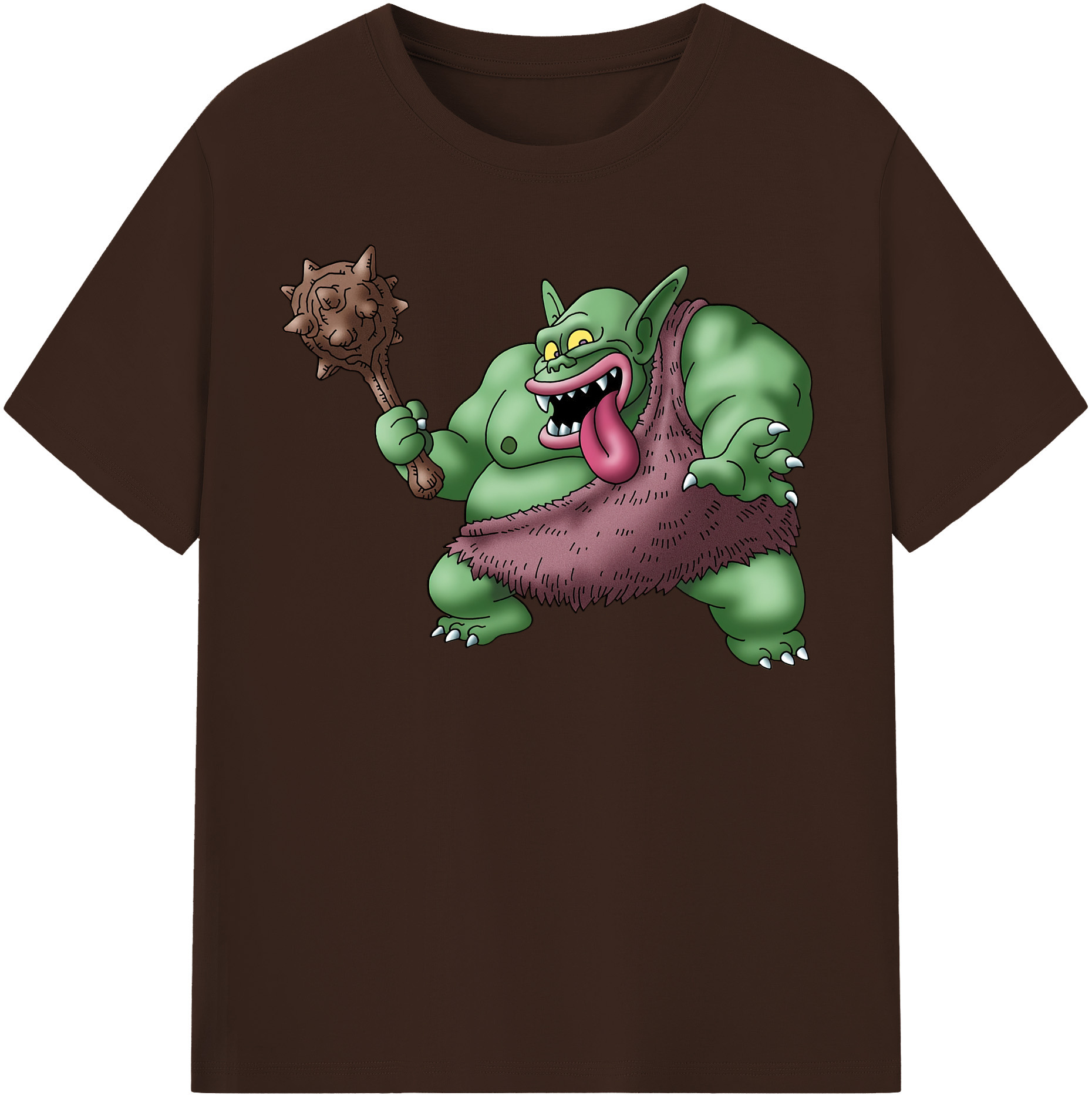 （画像用） ドラゴンクエスト Doragon Kuesuto Dragon Quest 綿100％半袖Tシャツ（フロントプリント）