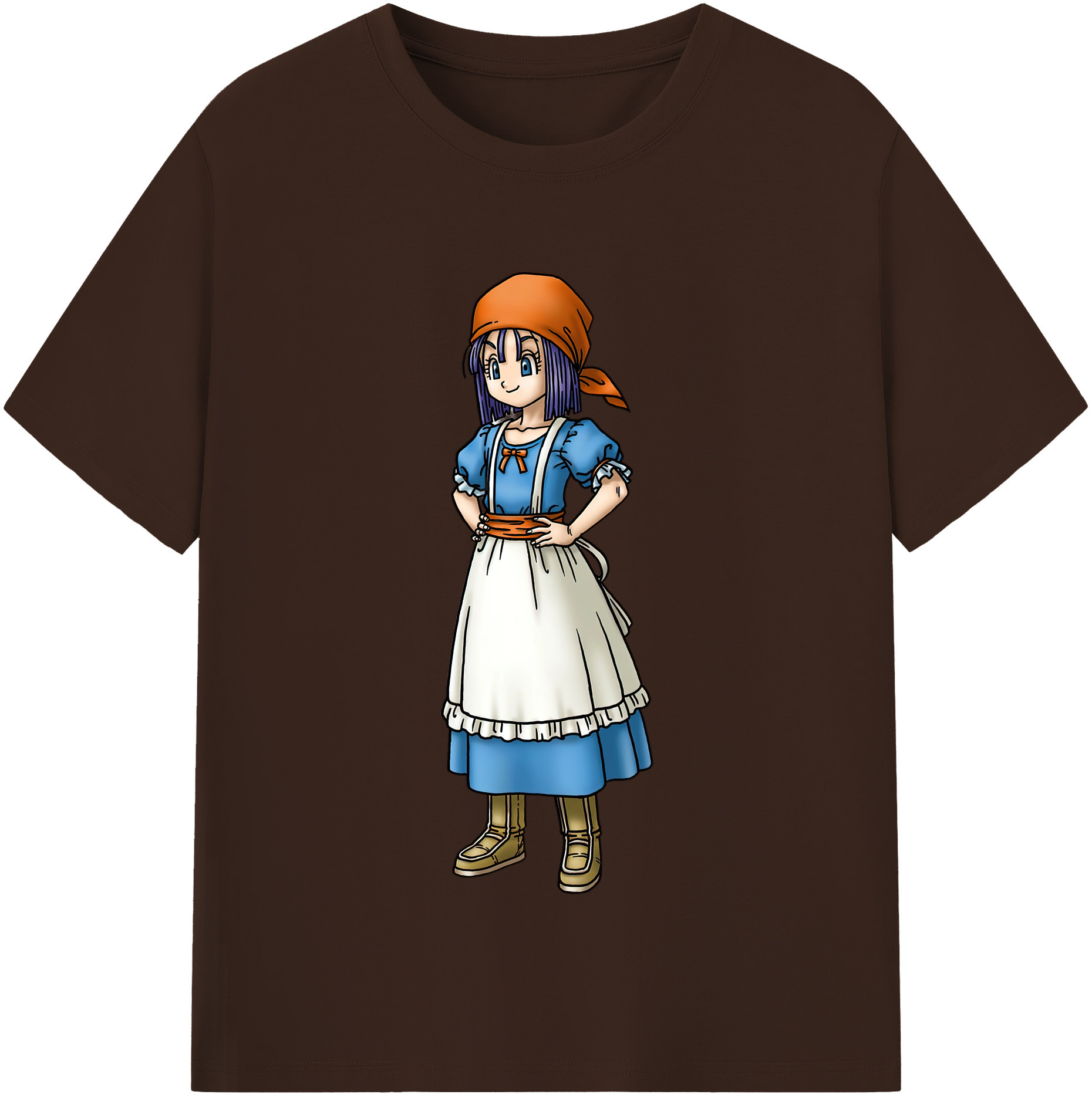 （画像用） ドラゴンクエスト Doragon Kuesuto Dragon Quest 綿100％半袖Tシャツ（フロントプリント）