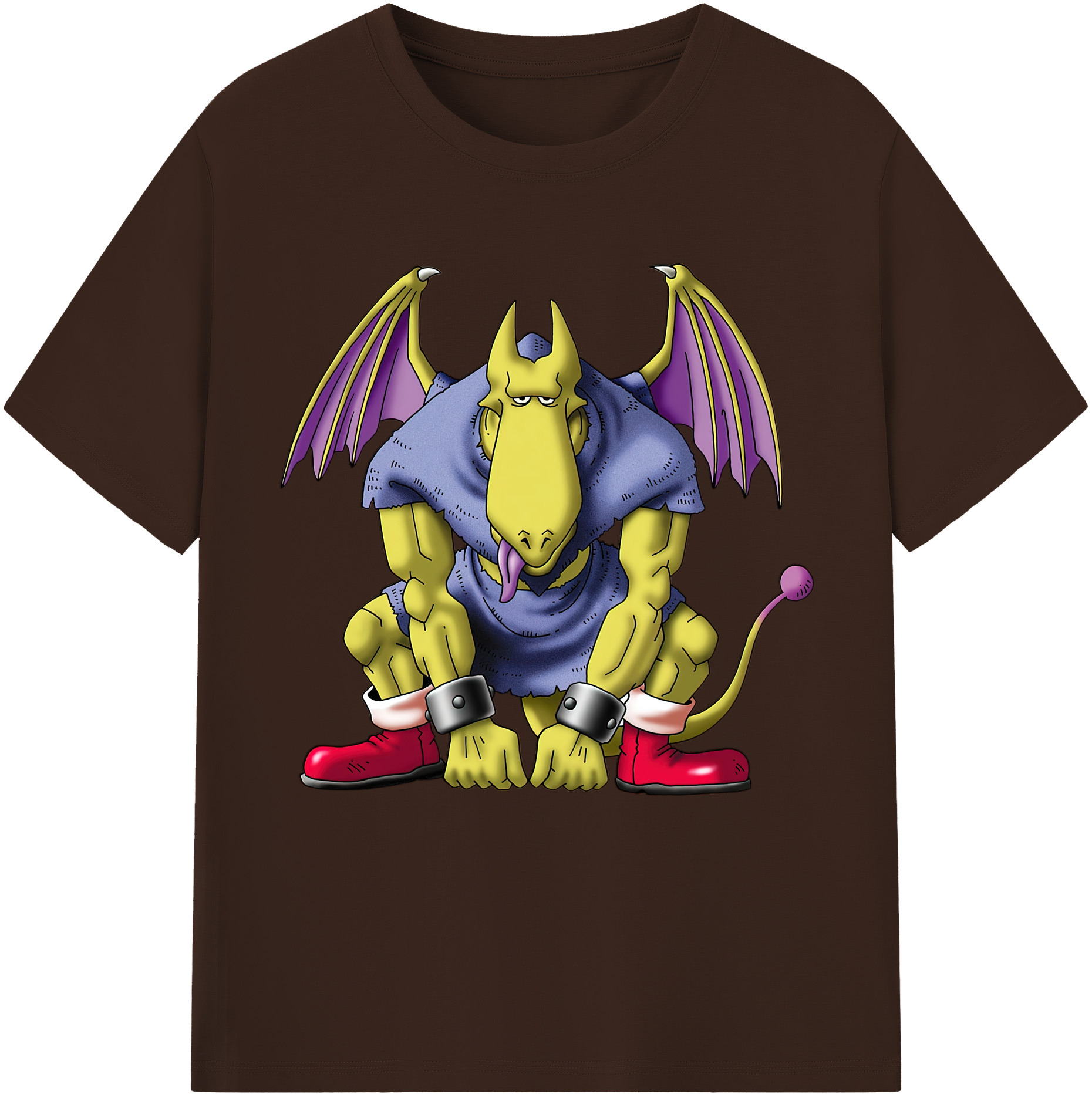 （画像用） ドラゴンクエスト Doragon Kuesuto Dragon Quest 綿100％半袖Tシャツ（フロントプリント）