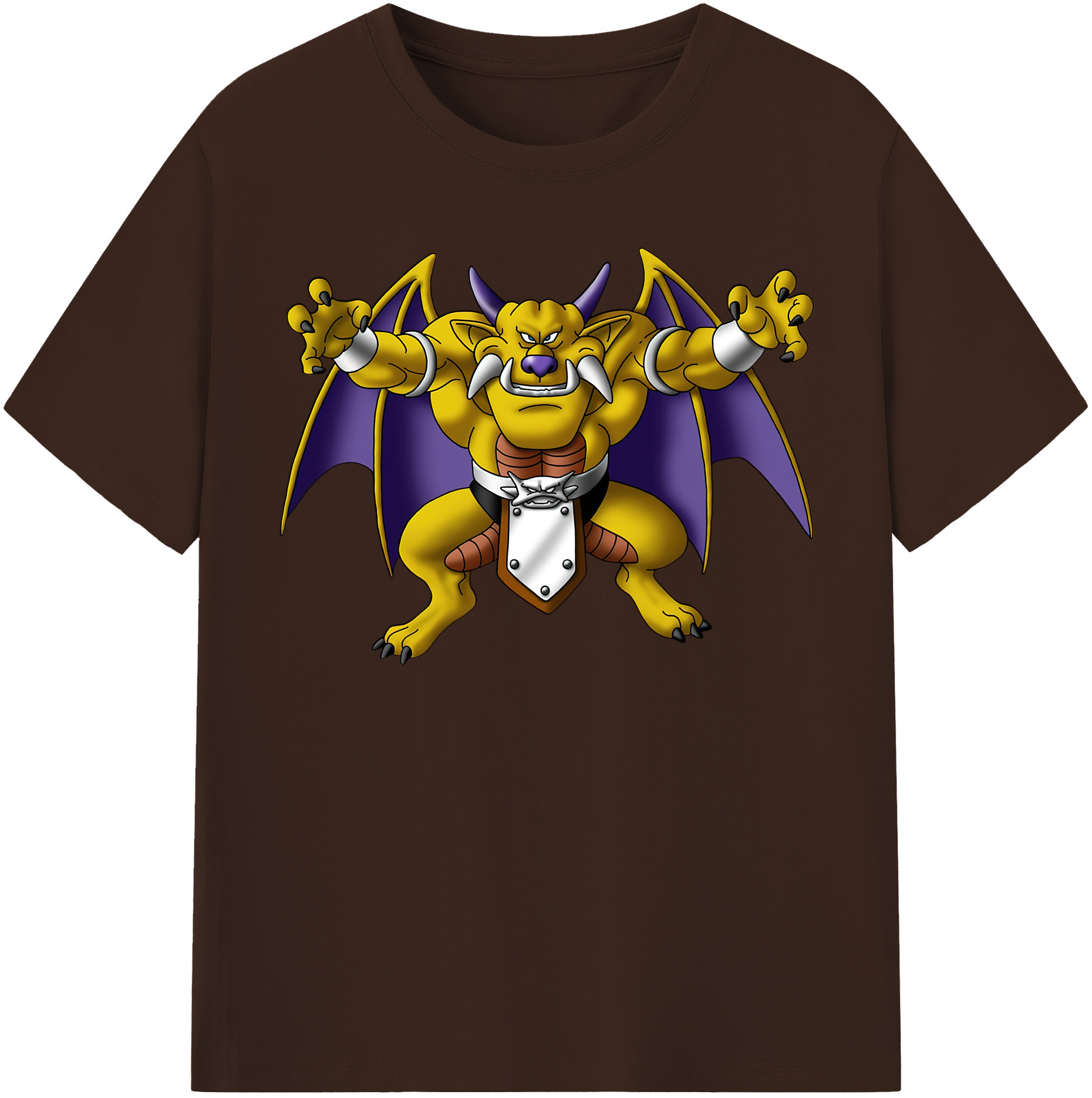 （画像用） ドラゴンクエスト Doragon Kuesuto Dragon Quest 綿100％半袖Tシャツ（フロントプリント）