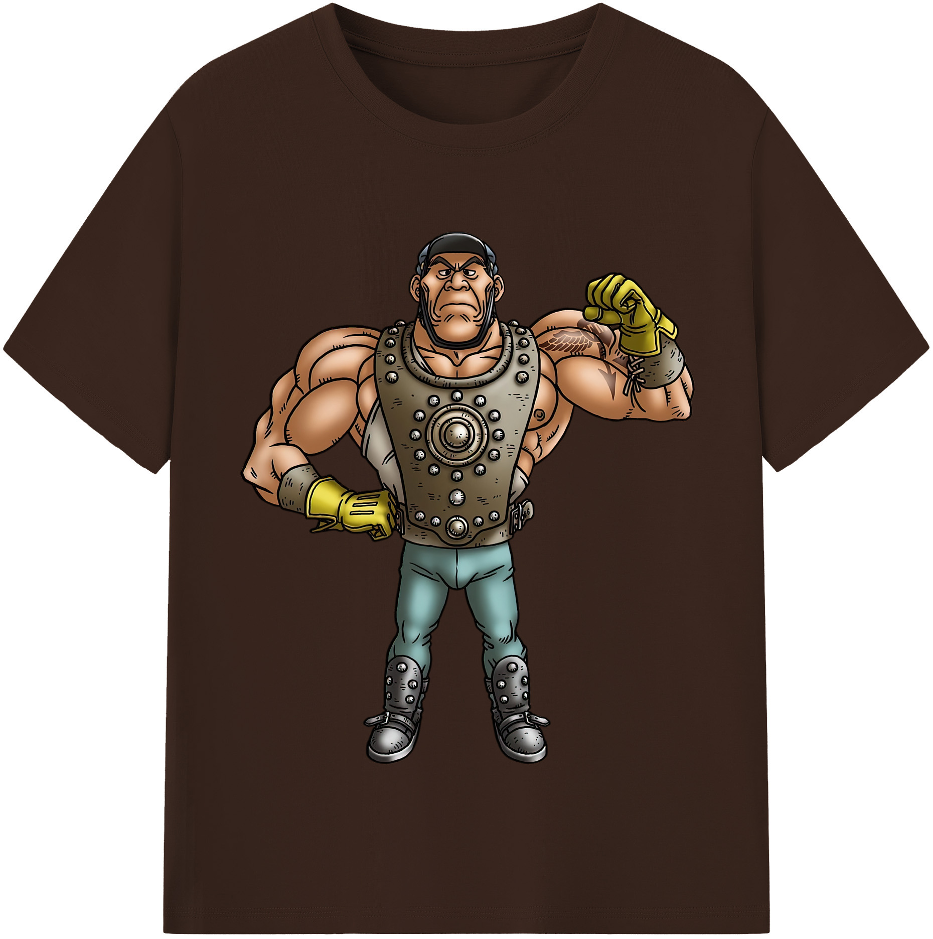 （画像用） ドラゴンクエスト Doragon Kuesuto Dragon Quest 綿100％半袖Tシャツ（フロントプリント）
