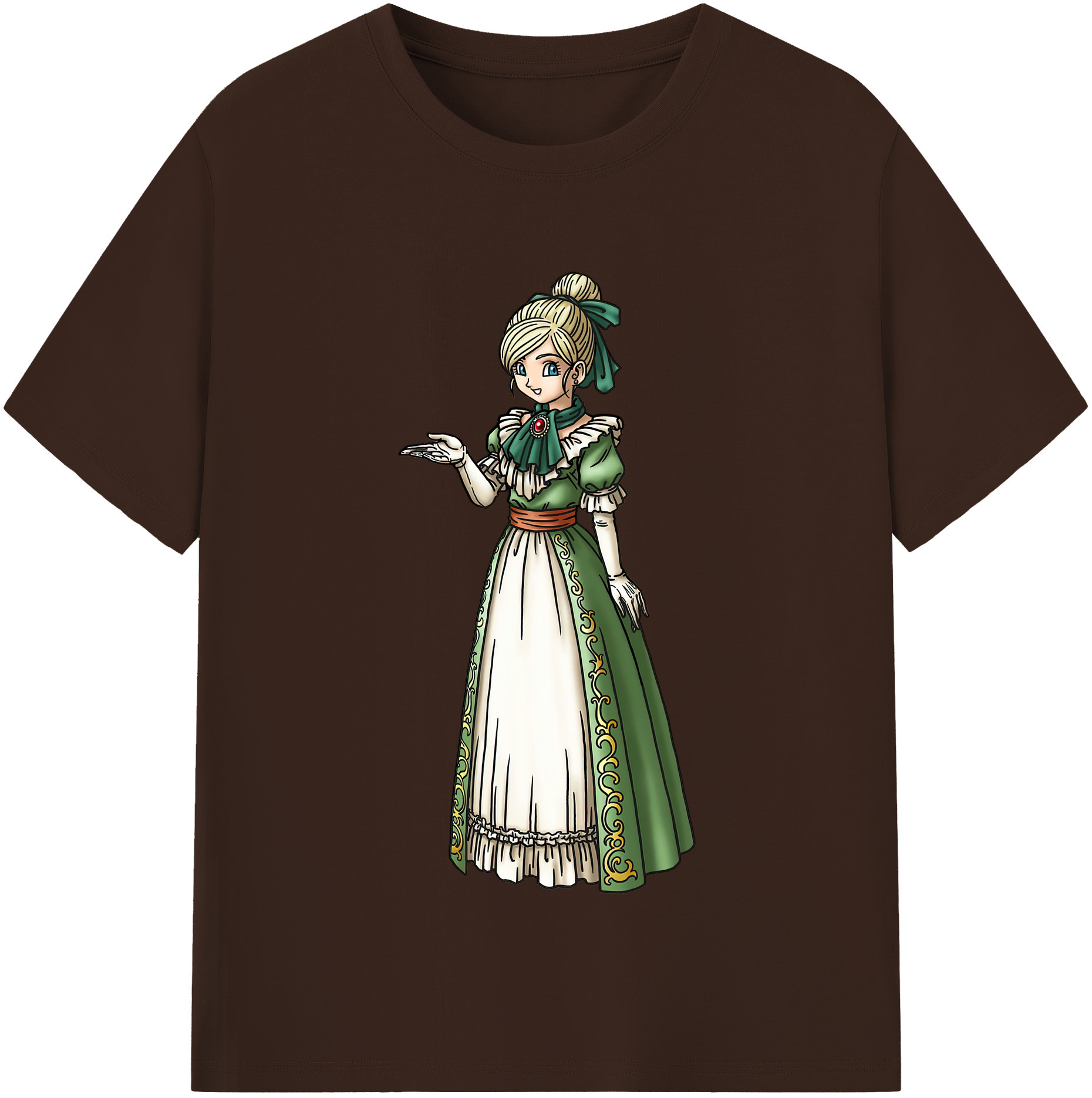 （画像用） ドラゴンクエスト Doragon Kuesuto Dragon Quest 綿100％半袖Tシャツ（フロントプリント）