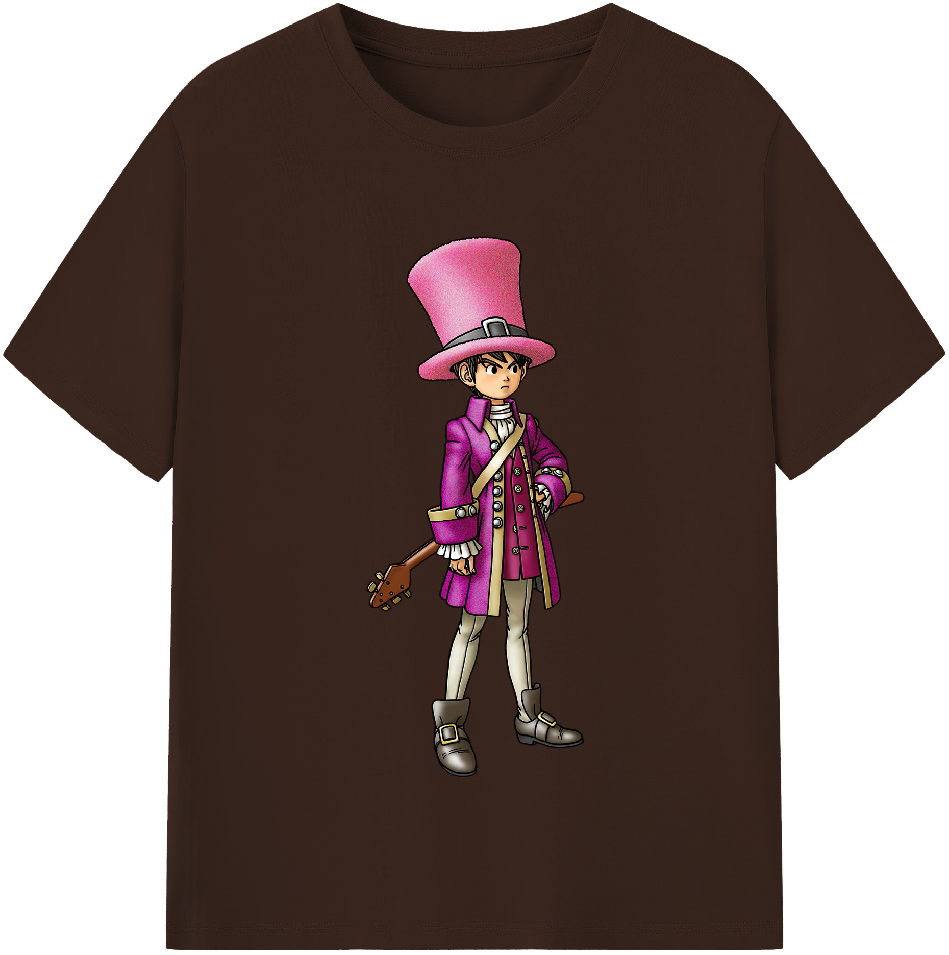 （画像用） ドラゴンクエスト Doragon Kuesuto Dragon Quest 綿100％半袖Tシャツ（フロントプリント）