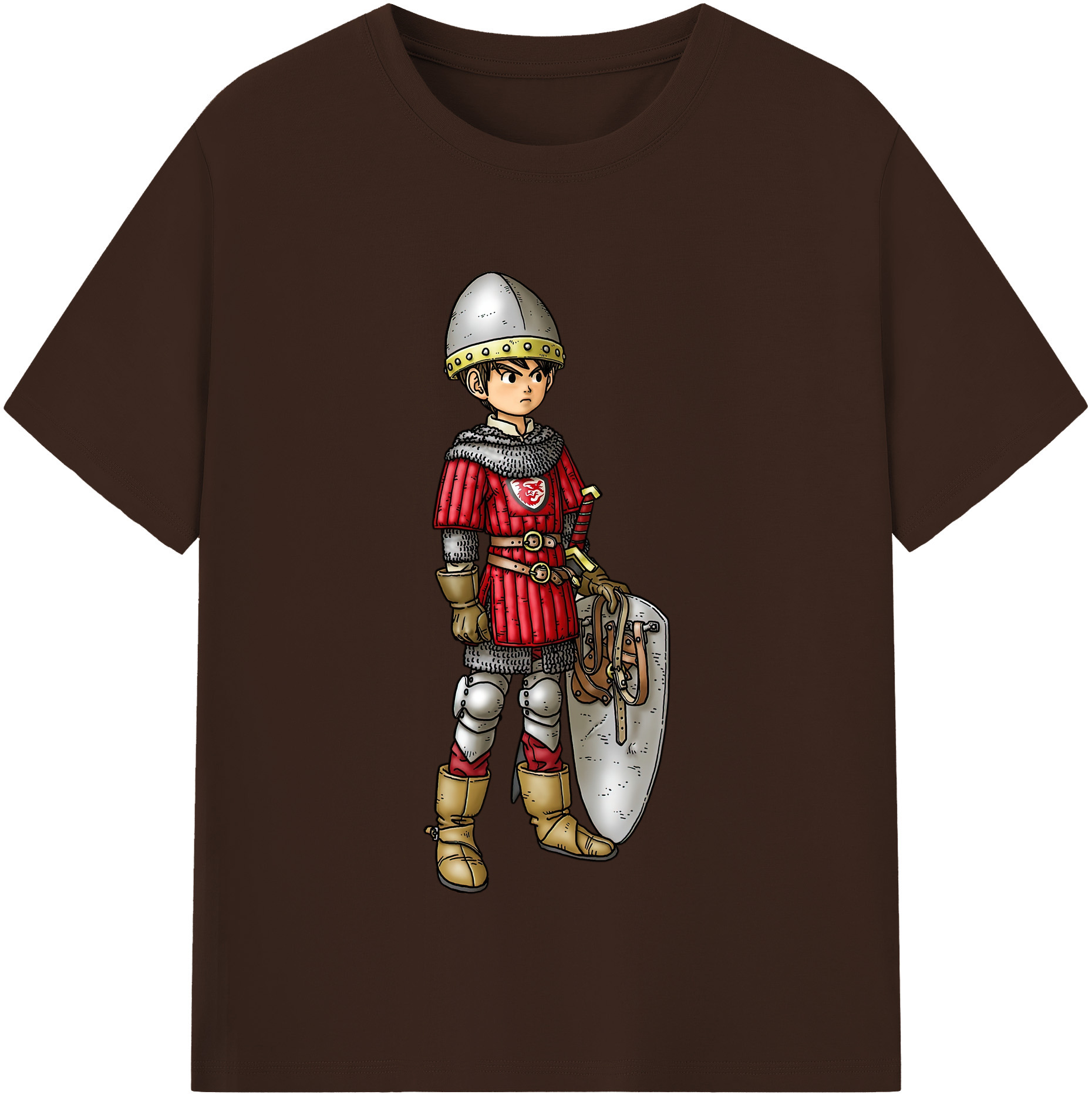 （画像用） ドラゴンクエスト Doragon Kuesuto Dragon Quest 綿100％半袖Tシャツ（フロントプリント）