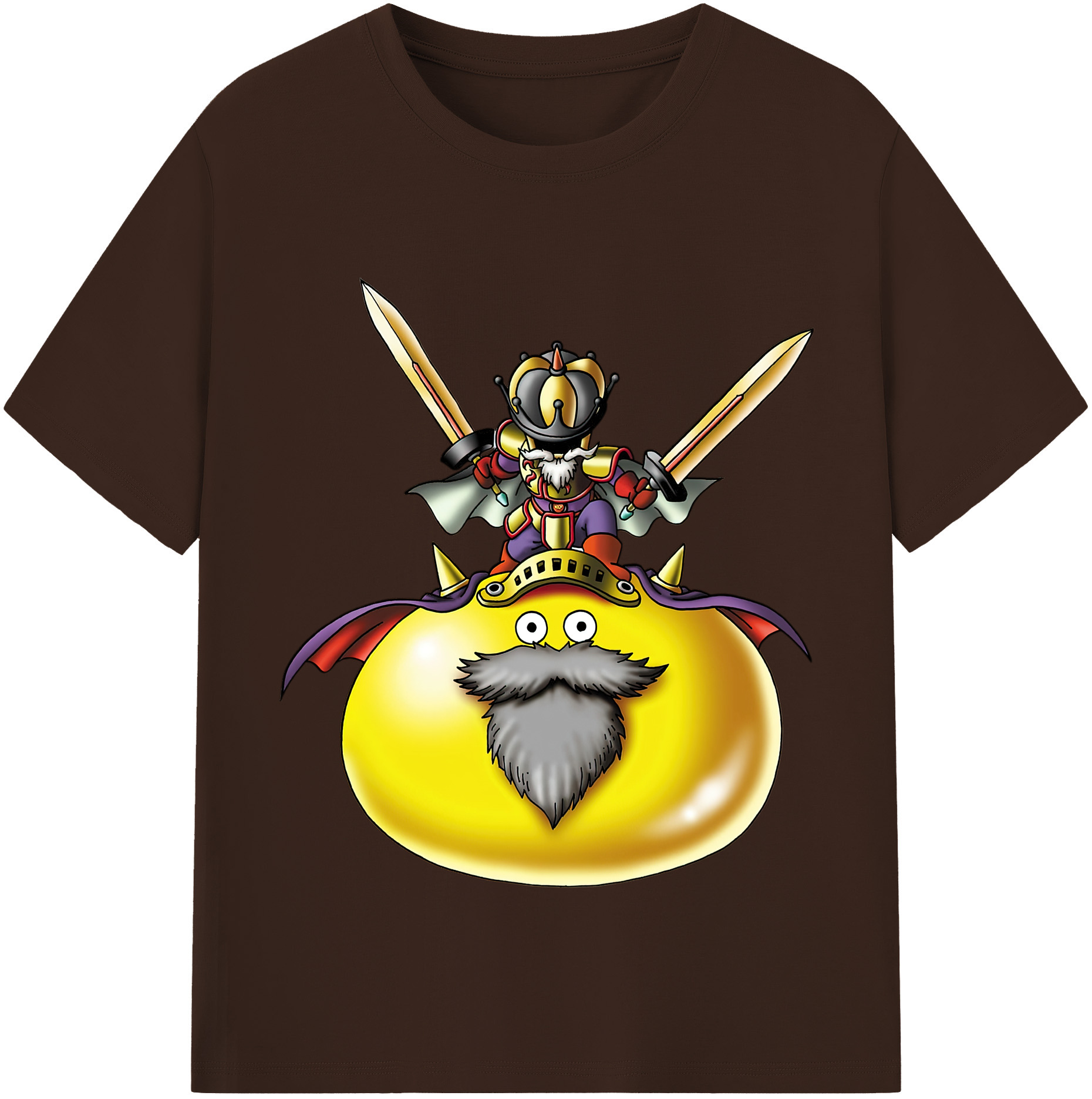 （画像用） ドラゴンクエスト Doragon Kuesuto Dragon Quest 綿100％半袖Tシャツ（フロントプリント）