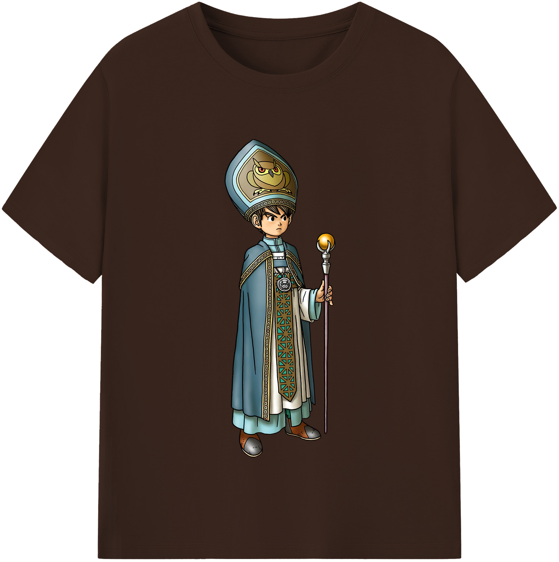 （画像用） ドラゴンクエスト Doragon Kuesuto Dragon Quest 綿100％半袖Tシャツ（フロントプリント）