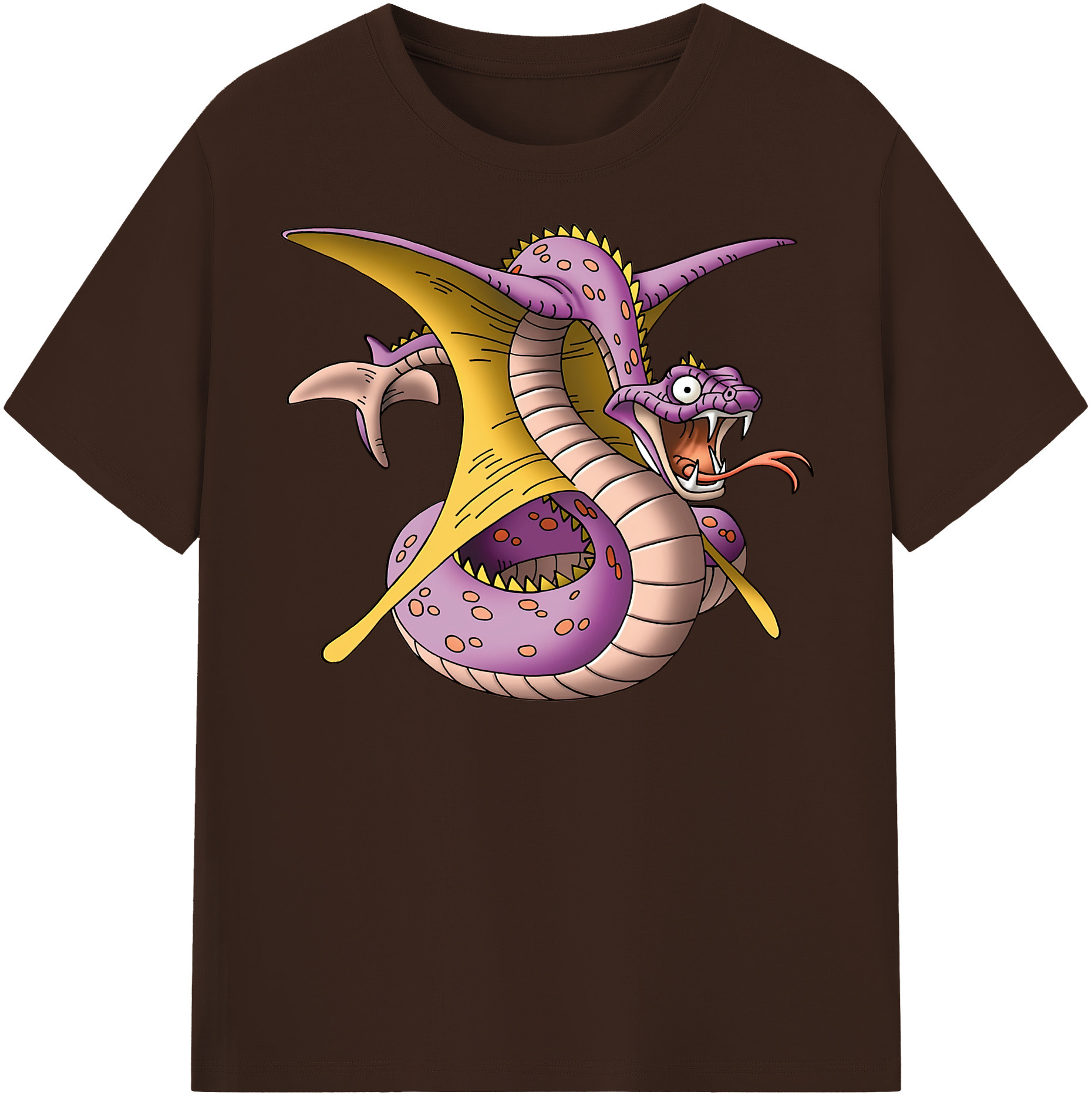 （画像用） ドラゴンクエスト Doragon Kuesuto Dragon Quest 綿100％半袖Tシャツ（フロントプリント）