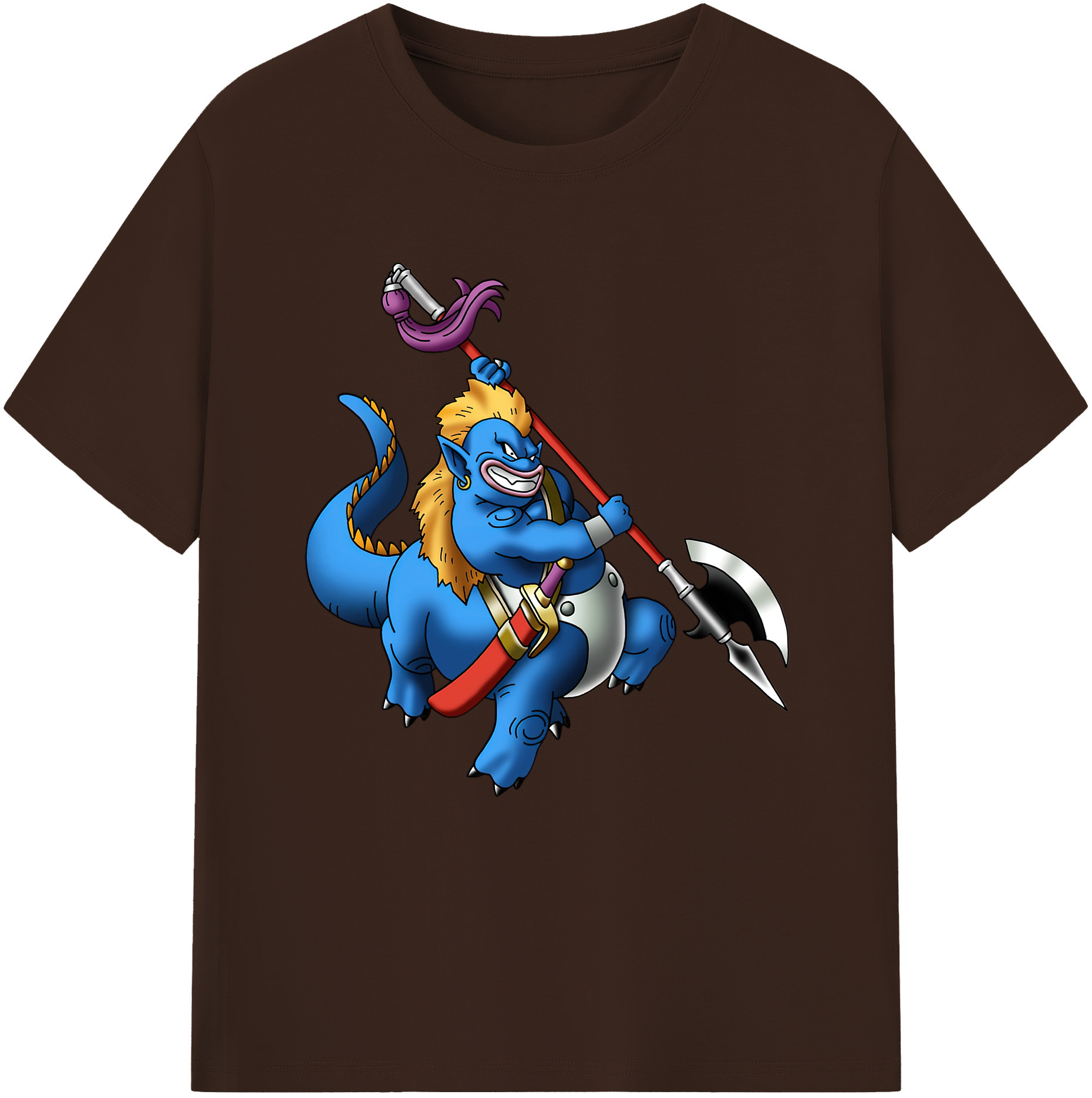 （画像用） ドラゴンクエスト Doragon Kuesuto Dragon Quest 綿100％半袖Tシャツ（フロントプリント）