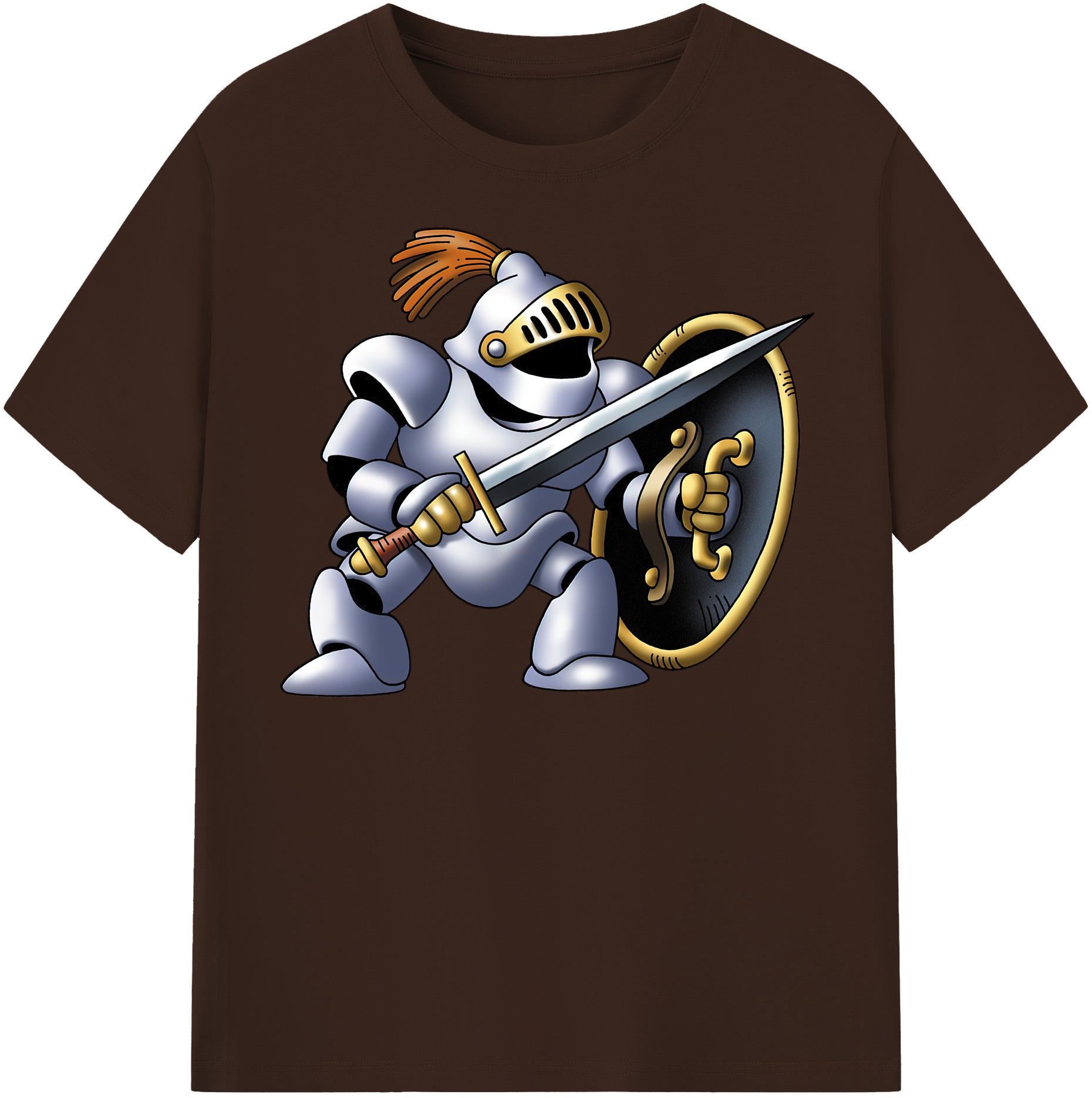 （画像用） ドラゴンクエスト Doragon Kuesuto Dragon Quest 綿100％半袖Tシャツ（フロントプリント）