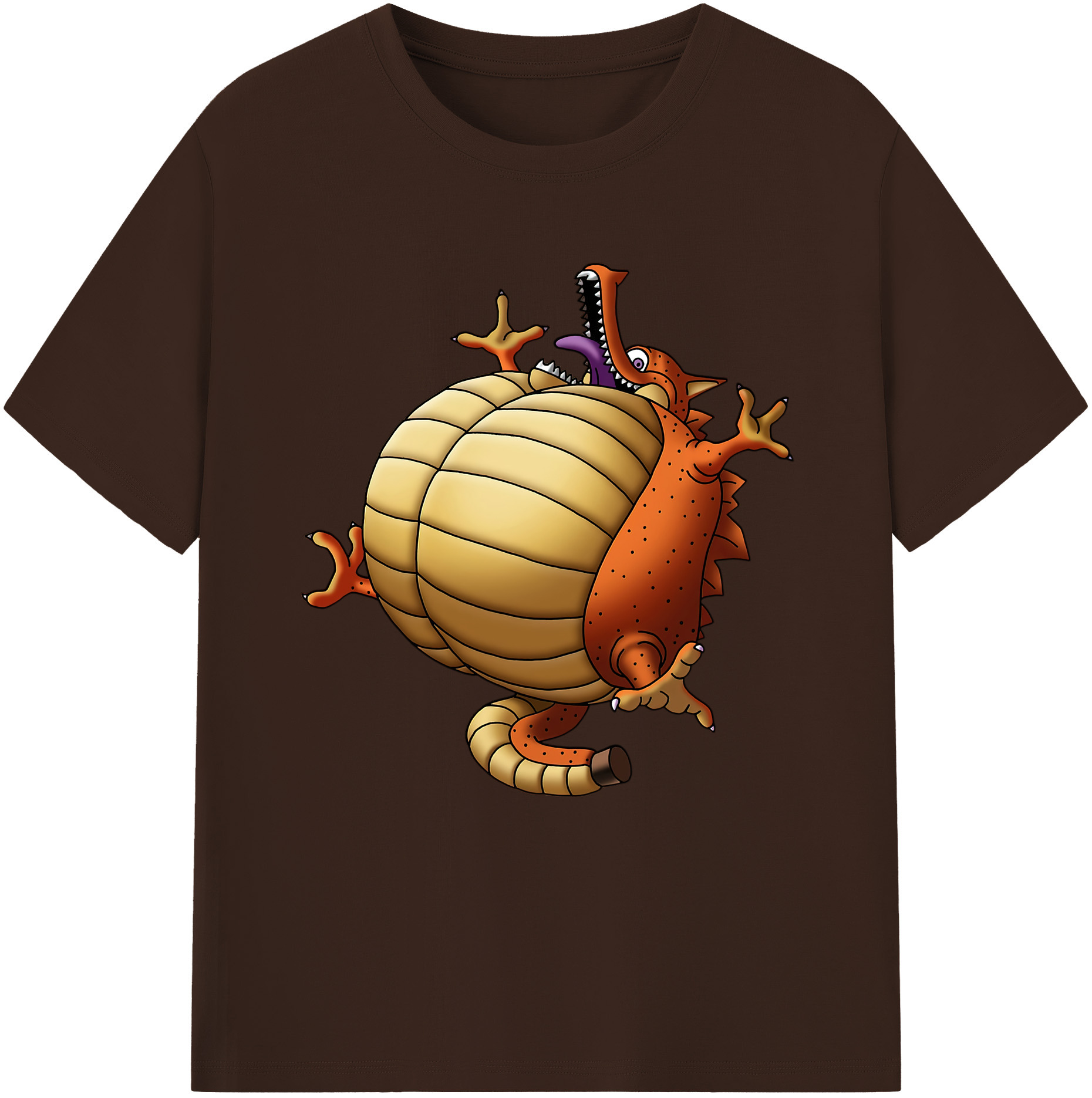 （画像用） ドラゴンクエスト Doragon Kuesuto Dragon Quest 綿100％半袖Tシャツ（フロントプリント）