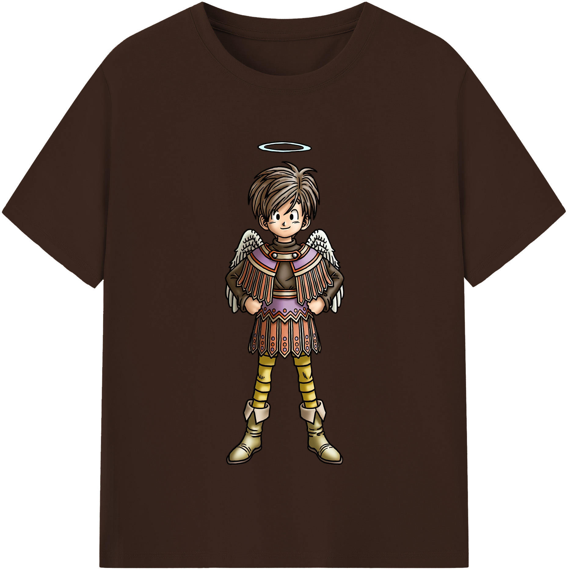 （画像用） ドラゴンクエスト Doragon Kuesuto Dragon Quest 綿100％半袖Tシャツ（フロントプリント）