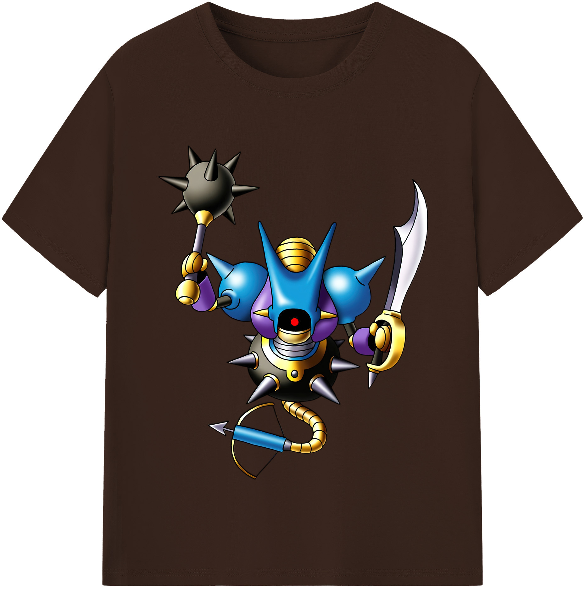 （画像用） ドラゴンクエスト Doragon Kuesuto Dragon Quest 綿100％半袖Tシャツ（フロントプリント）