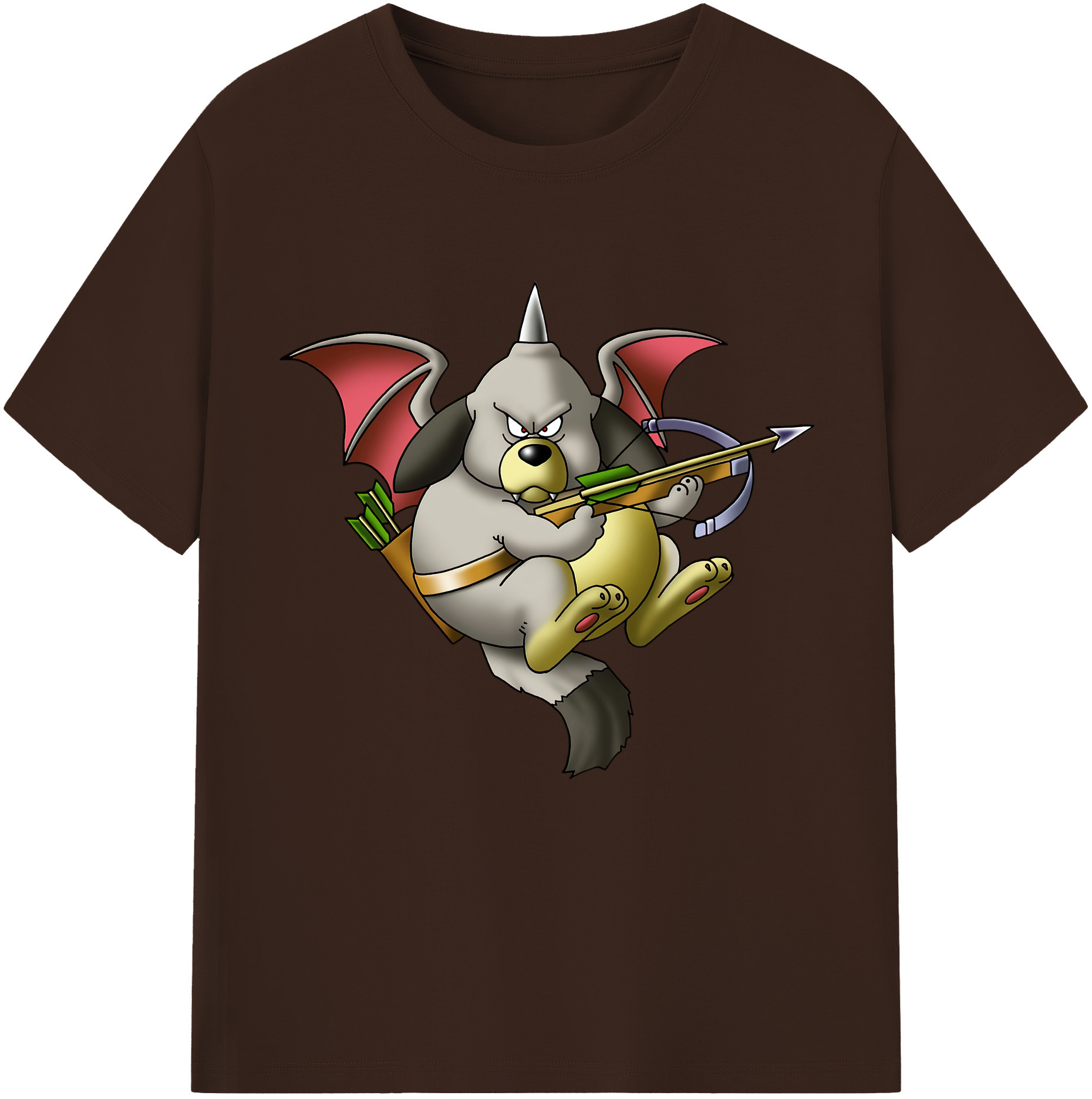 （画像用） ドラゴンクエスト Doragon Kuesuto Dragon Quest 綿100％半袖Tシャツ（フロントプリント）