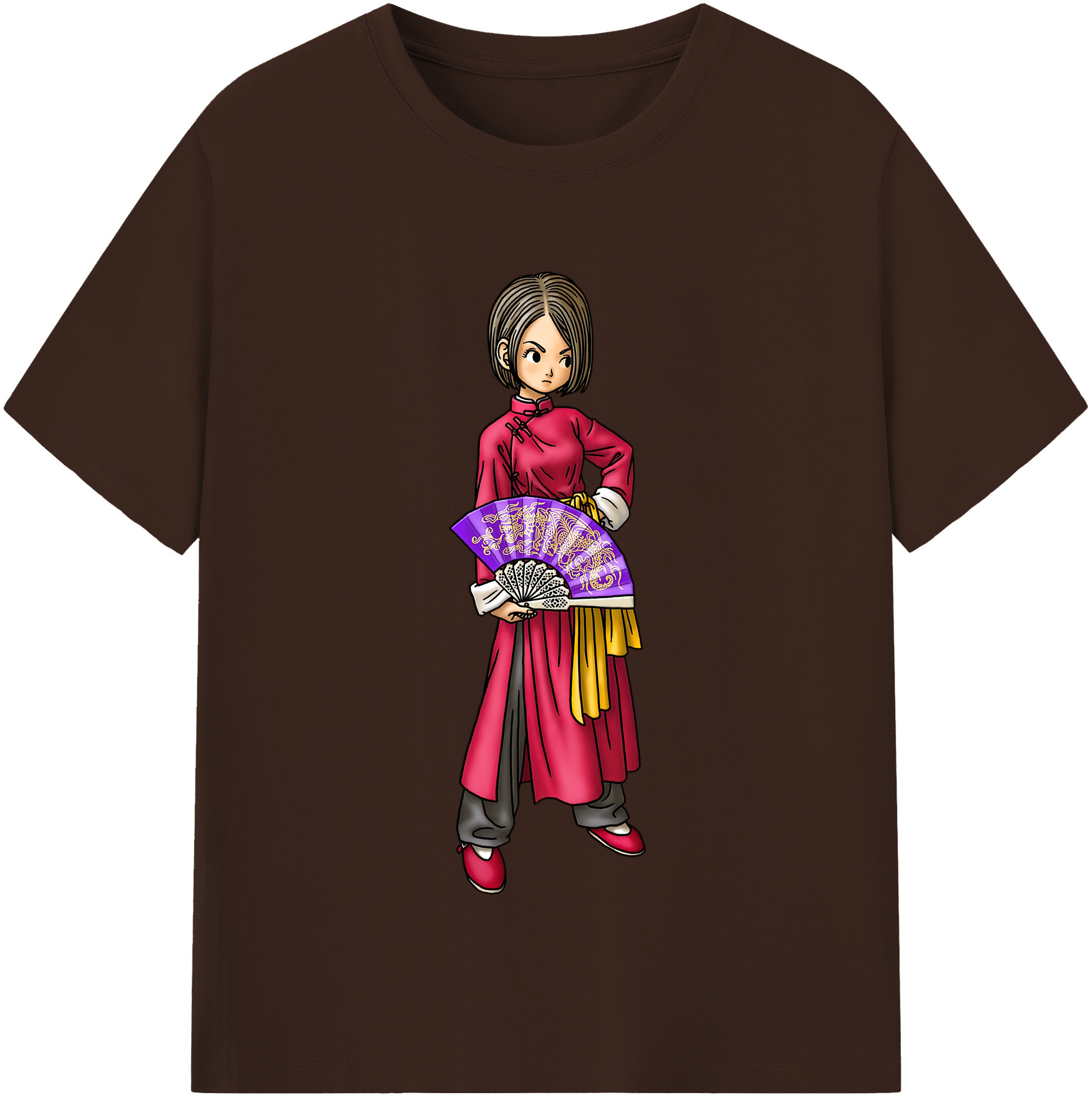 （画像用） ドラゴンクエスト Doragon Kuesuto Dragon Quest 綿100％半袖Tシャツ（フロントプリント）