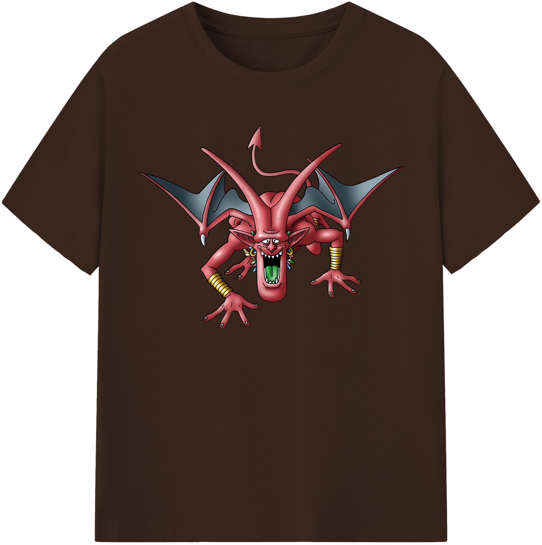 （画像用） ドラゴンクエスト Doragon Kuesuto Dragon Quest 綿100％半袖Tシャツ（フロントプリント）