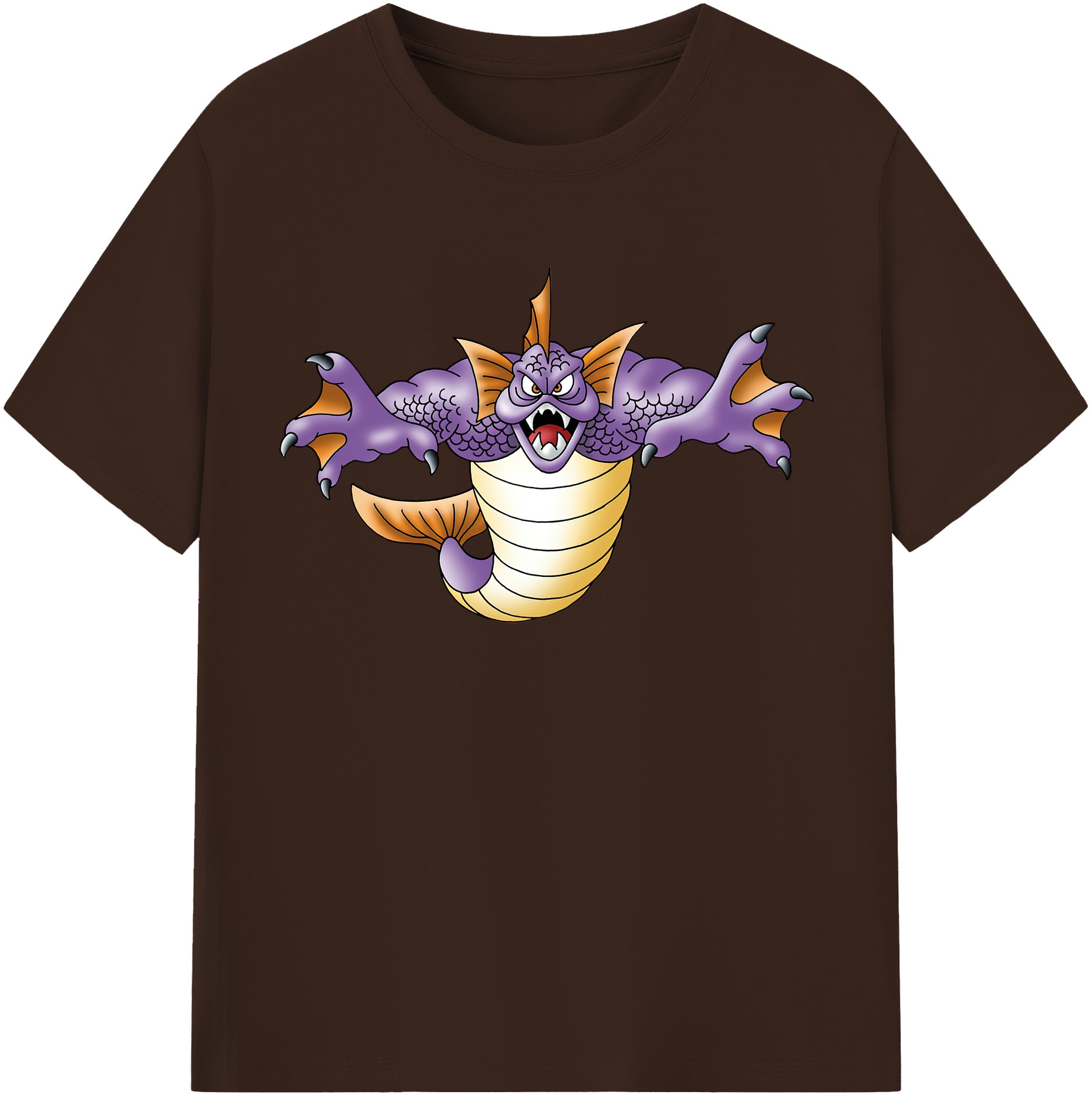 （画像用） ドラゴンクエスト Doragon Kuesuto Dragon Quest 綿100％半袖Tシャツ（フロントプリント）