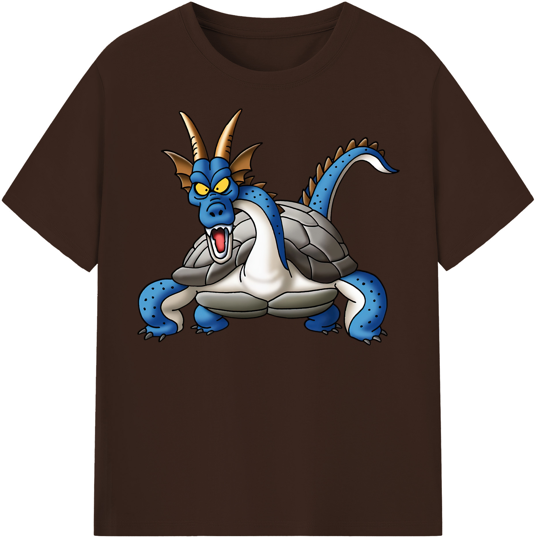 （画像用） ドラゴンクエスト Doragon Kuesuto Dragon Quest 綿100％半袖Tシャツ（フロントプリント）
