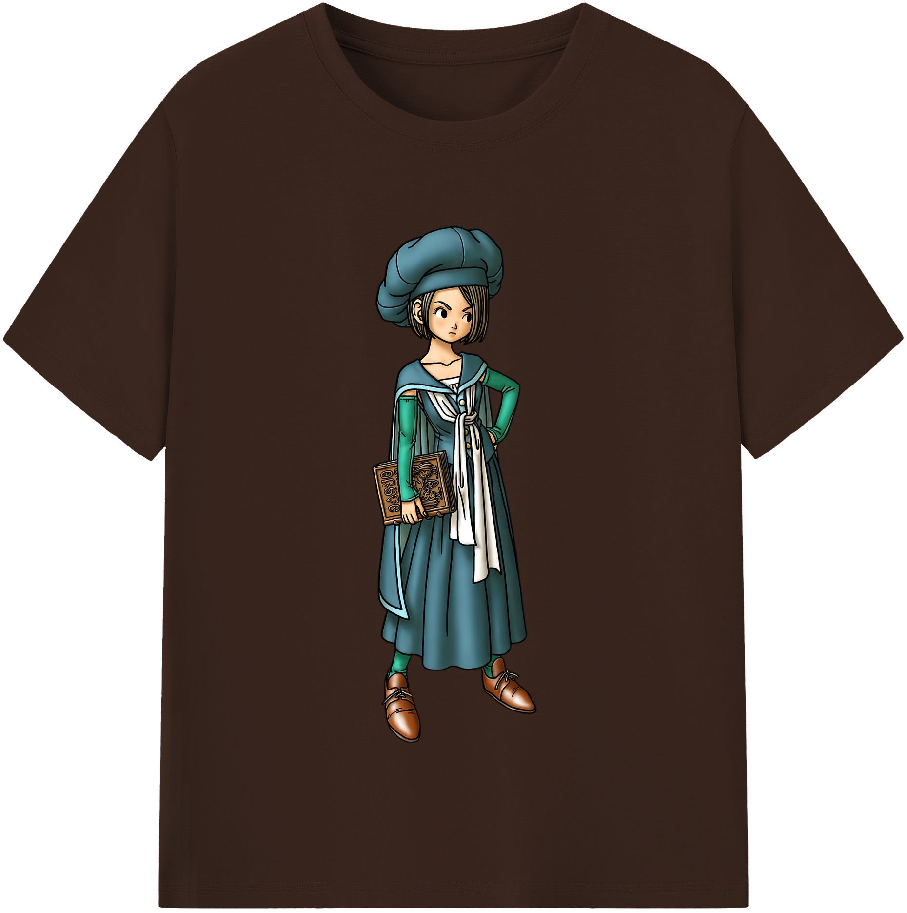 （画像用） ドラゴンクエスト Doragon Kuesuto Dragon Quest 綿100％半袖Tシャツ（フロントプリント）