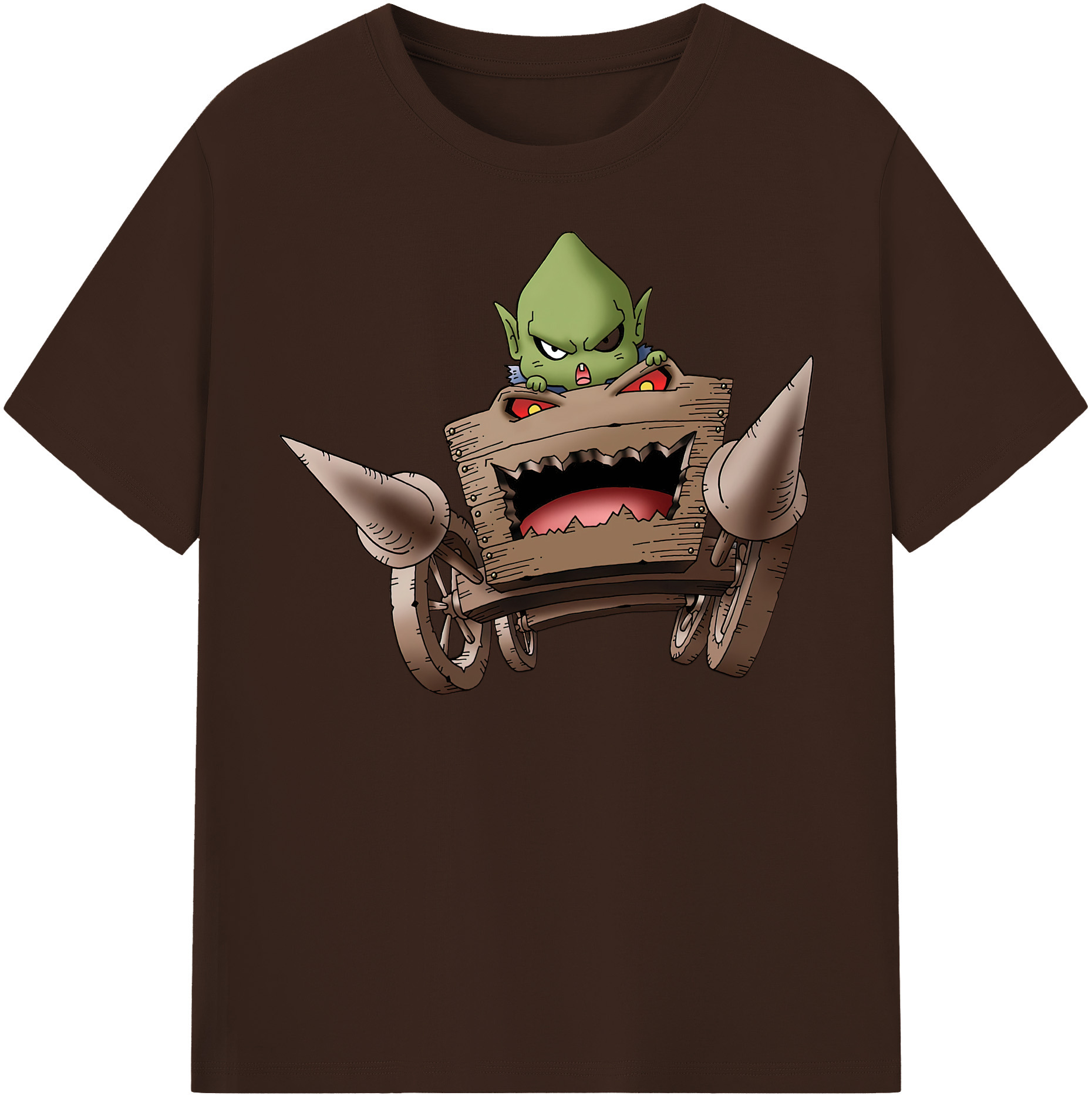 （画像用） ドラゴンクエスト Doragon Kuesuto Dragon Quest 綿100％半袖Tシャツ（フロントプリント）