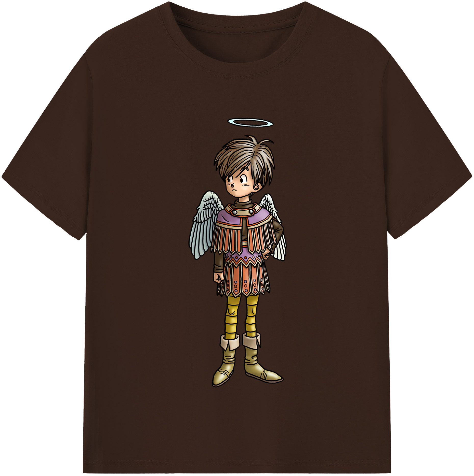 （画像用） ドラゴンクエスト Doragon Kuesuto Dragon Quest 綿100％半袖Tシャツ（フロントプリント）