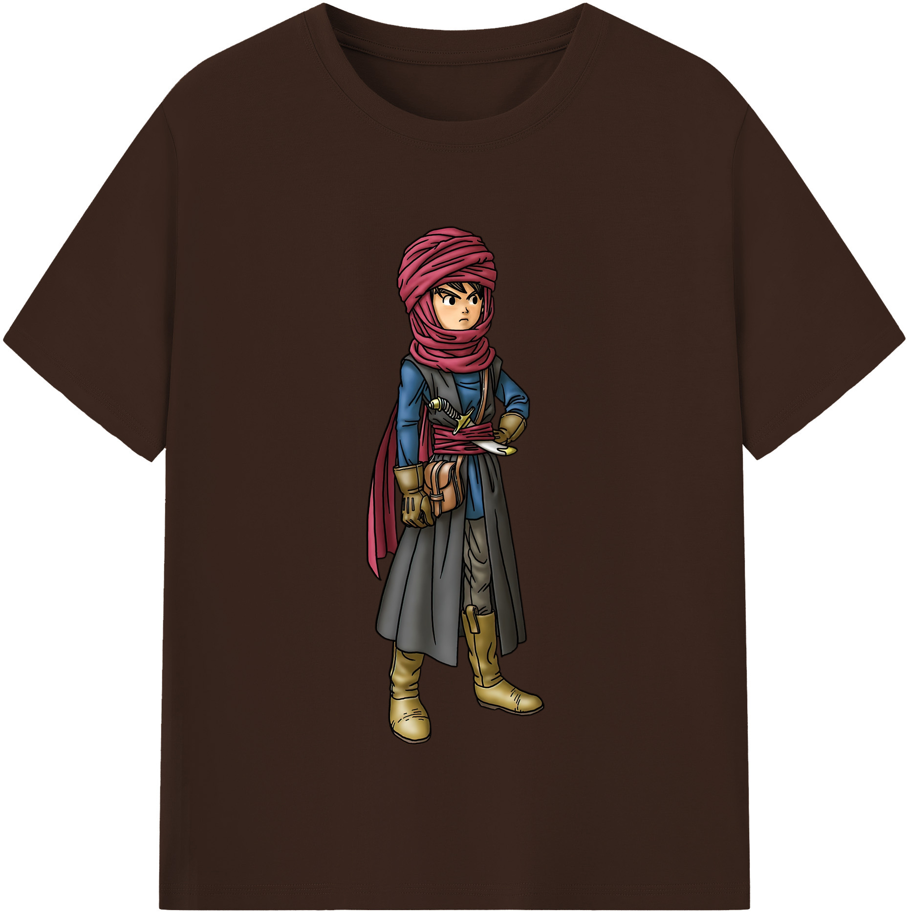 （画像用） ドラゴンクエスト Doragon Kuesuto Dragon Quest 綿100％半袖Tシャツ（フロントプリント）
