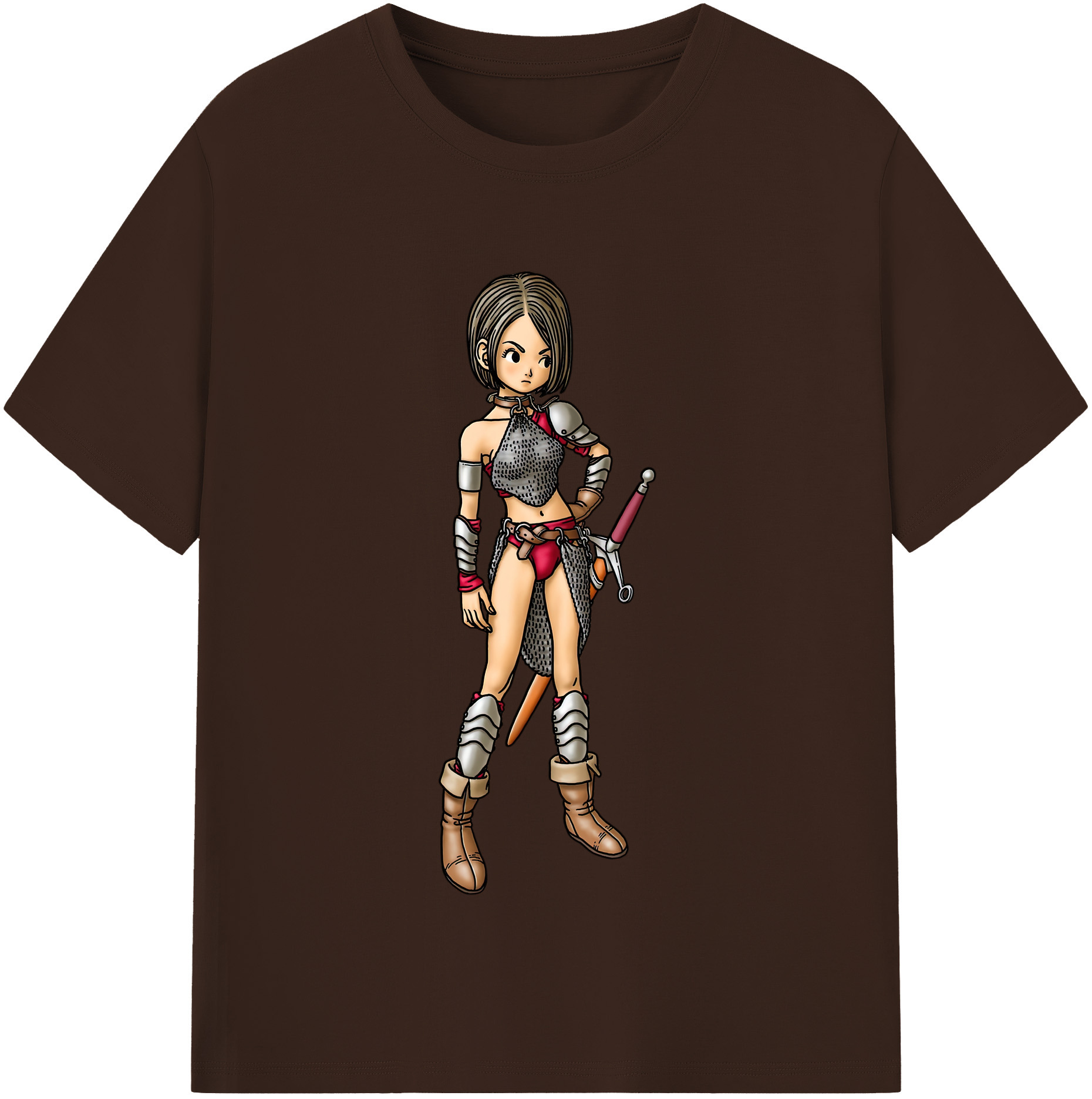 （画像用） ドラゴンクエスト Doragon Kuesuto Dragon Quest 綿100％半袖Tシャツ（フロントプリント）