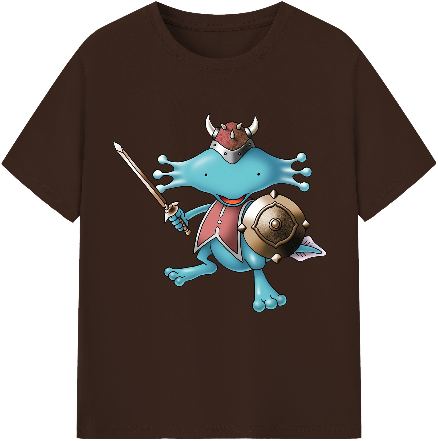 （画像用） ドラゴンクエスト Doragon Kuesuto Dragon Quest 綿100％半袖Tシャツ（フロントプリント）