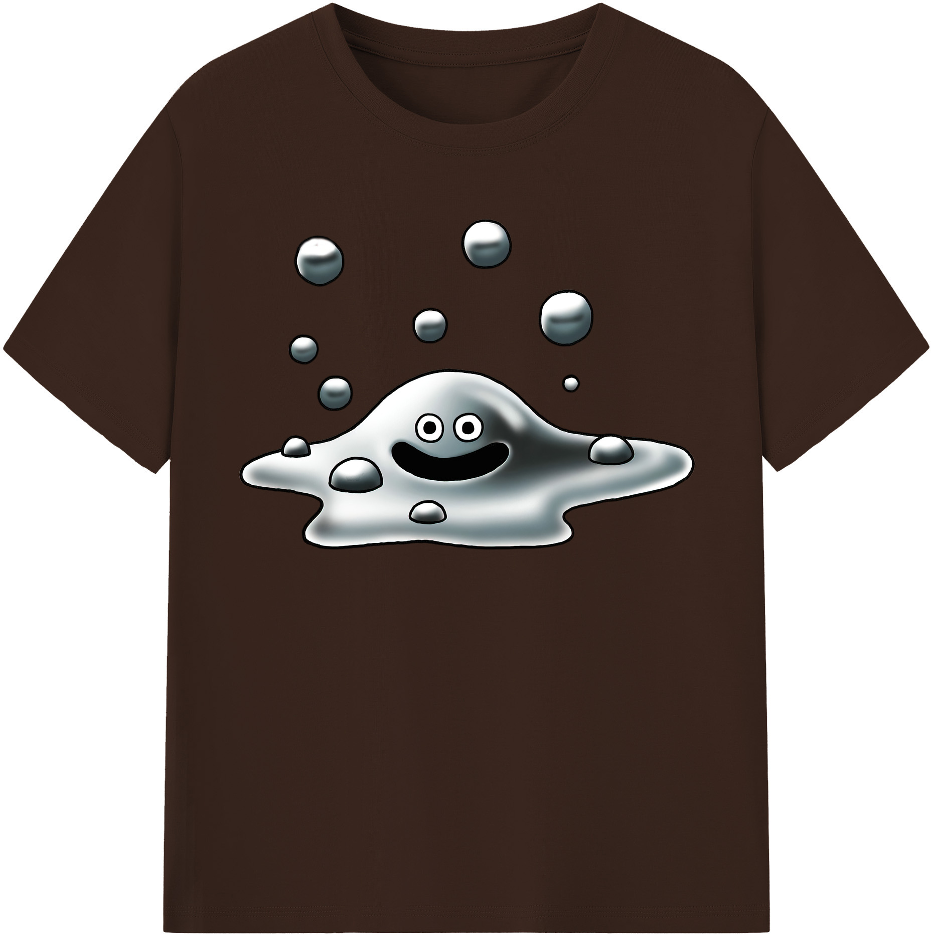 （画像用） ドラゴンクエスト Doragon Kuesuto Dragon Quest 綿100％半袖Tシャツ（フロントプリント）