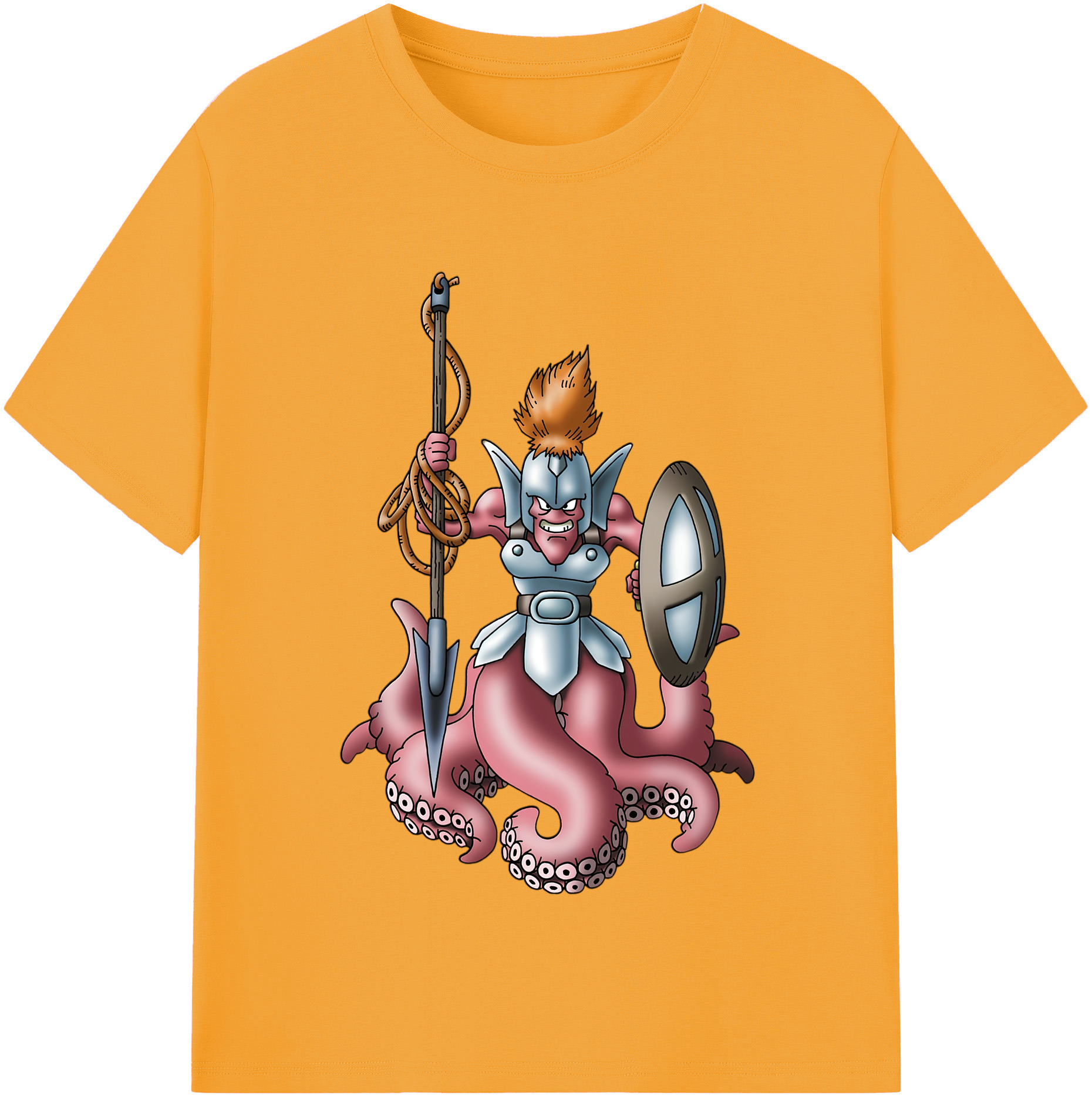 （画像用） ドラゴンクエスト Doragon Kuesuto Dragon Quest 綿100％半袖Tシャツ（フロントプリント）
