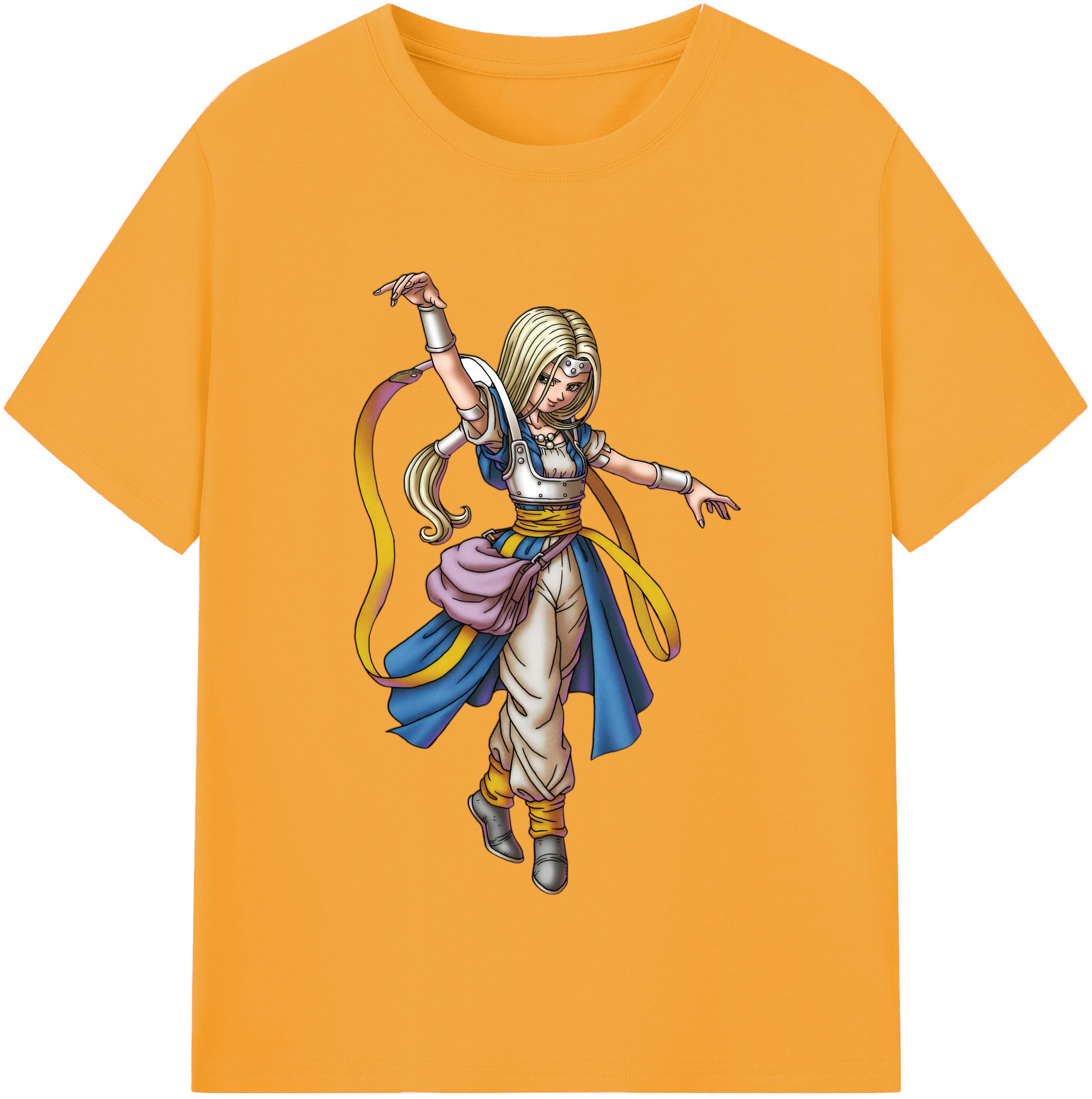 （画像用） ドラゴンクエスト Doragon Kuesuto Dragon Quest 綿100％半袖Tシャツ（フロントプリント）