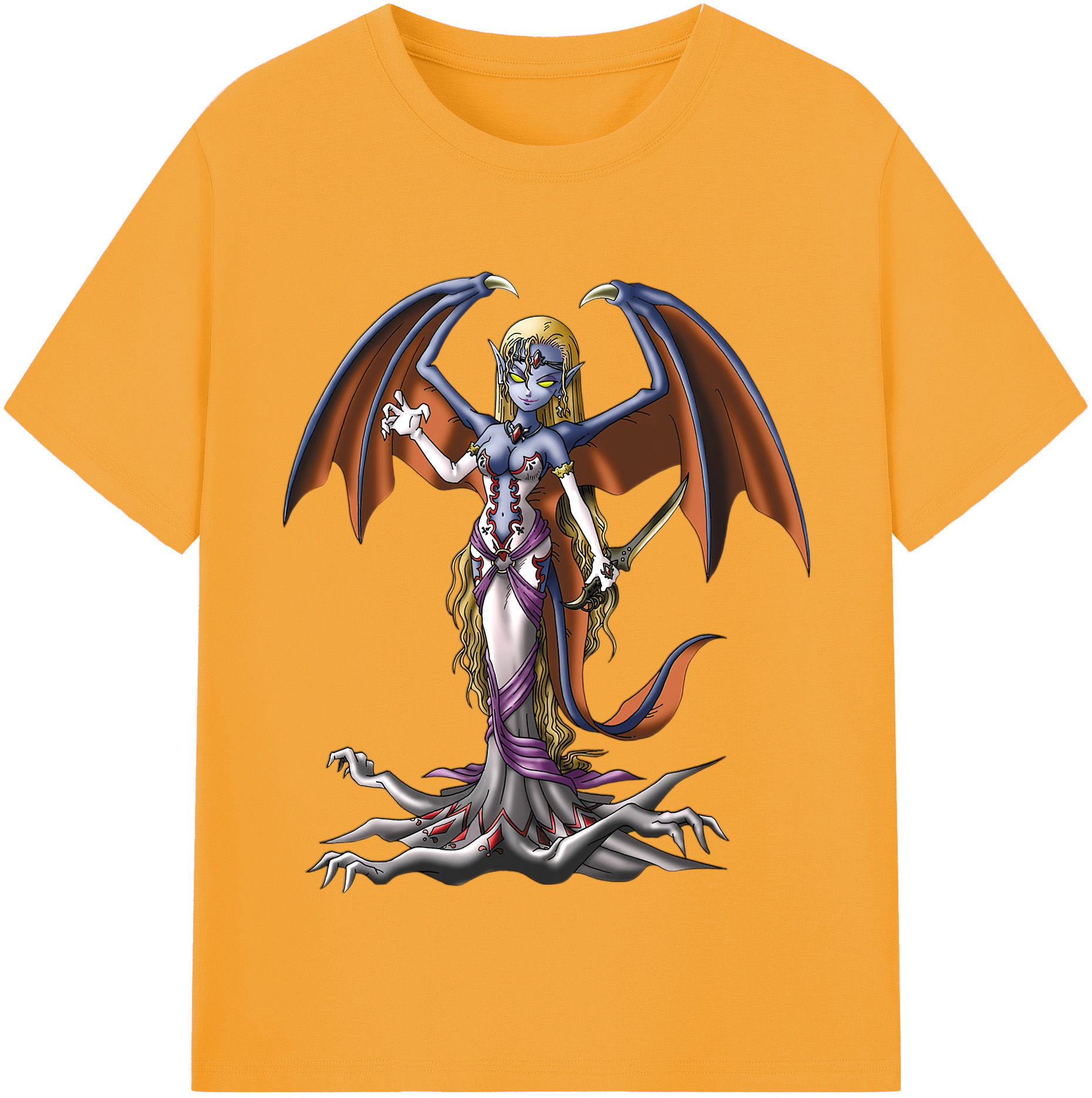 （画像用） ドラゴンクエスト Doragon Kuesuto Dragon Quest 綿100％半袖Tシャツ（フロントプリント）