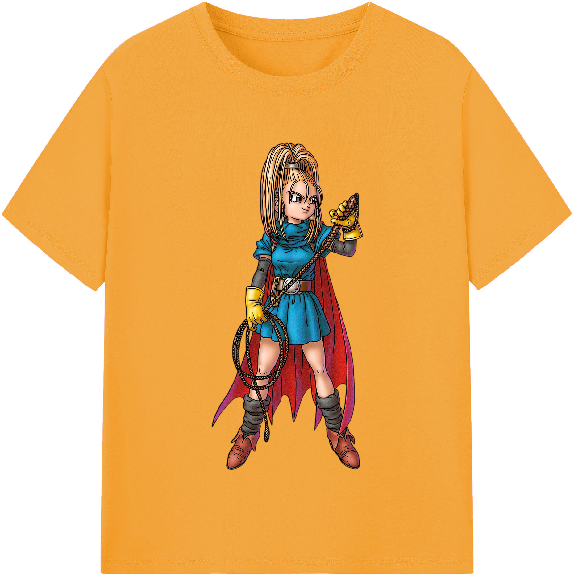 （画像用） ドラゴンクエスト Doragon Kuesuto Dragon Quest 綿100％半袖Tシャツ（フロントプリント）