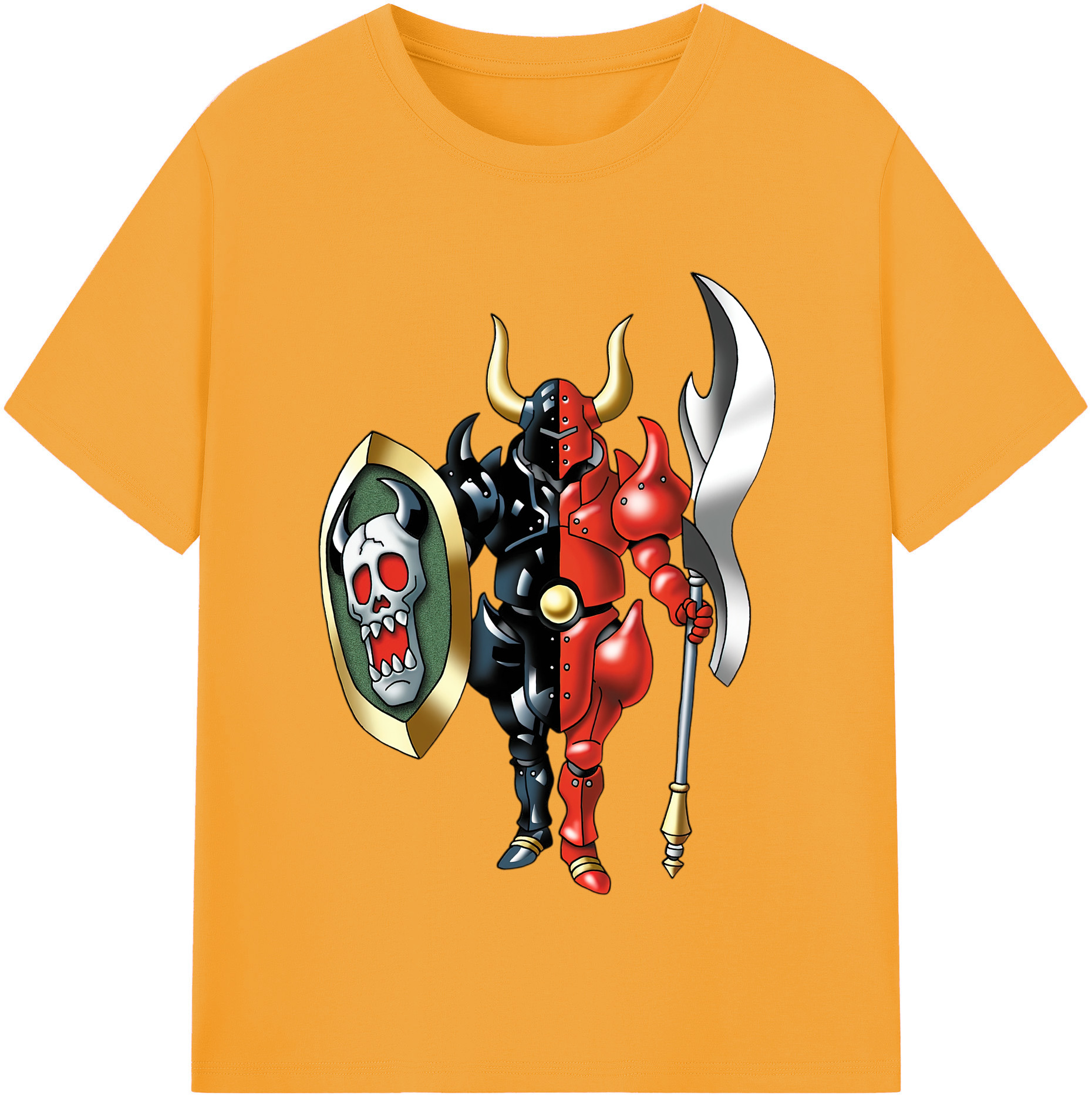 （画像用） ドラゴンクエスト Doragon Kuesuto Dragon Quest 綿100％半袖Tシャツ（フロントプリント）