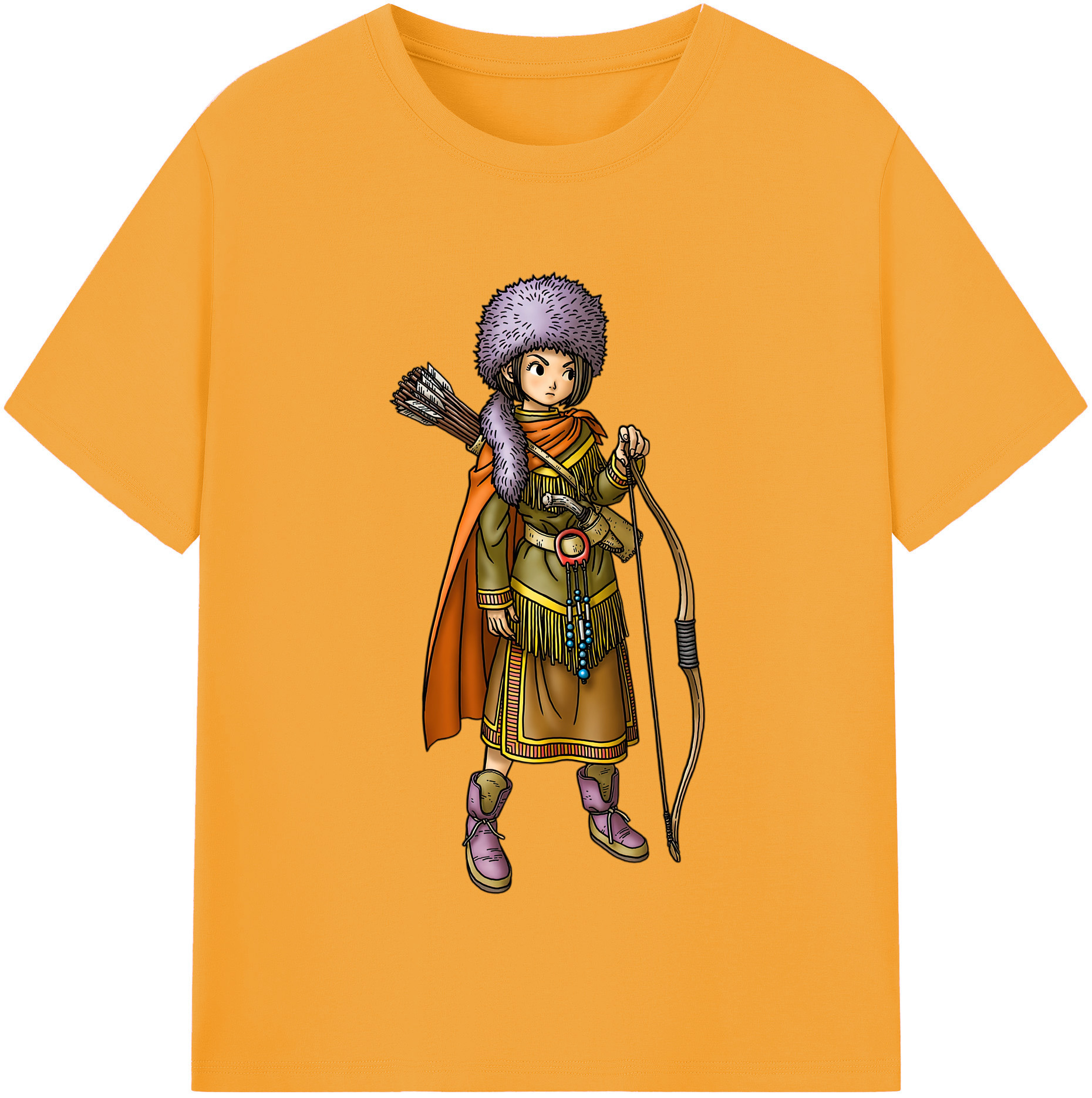 （画像用） ドラゴンクエスト Doragon Kuesuto Dragon Quest 綿100％半袖Tシャツ（フロントプリント）