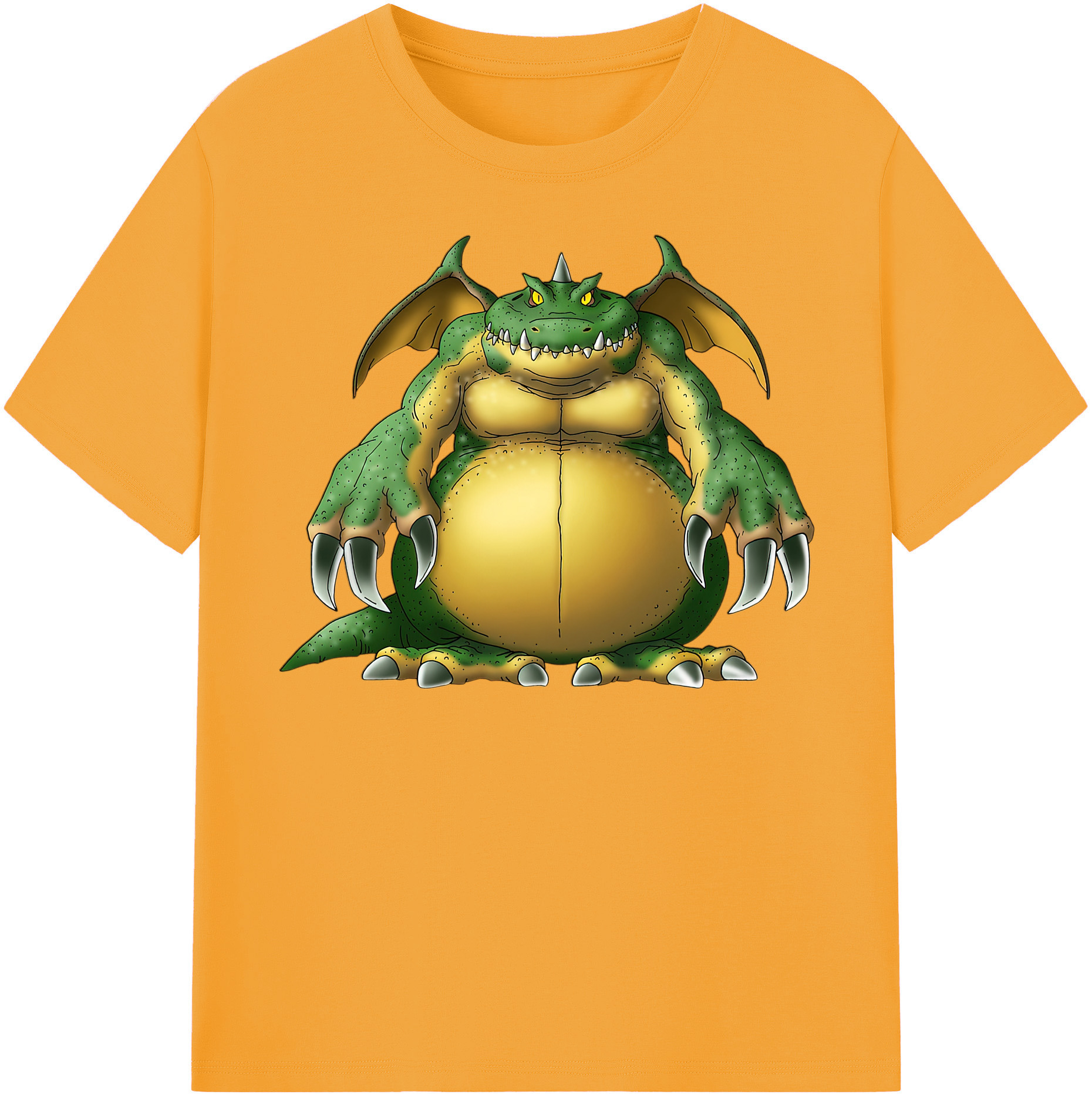 （画像用） ドラゴンクエスト Doragon Kuesuto Dragon Quest 綿100％半袖Tシャツ（フロントプリント）
